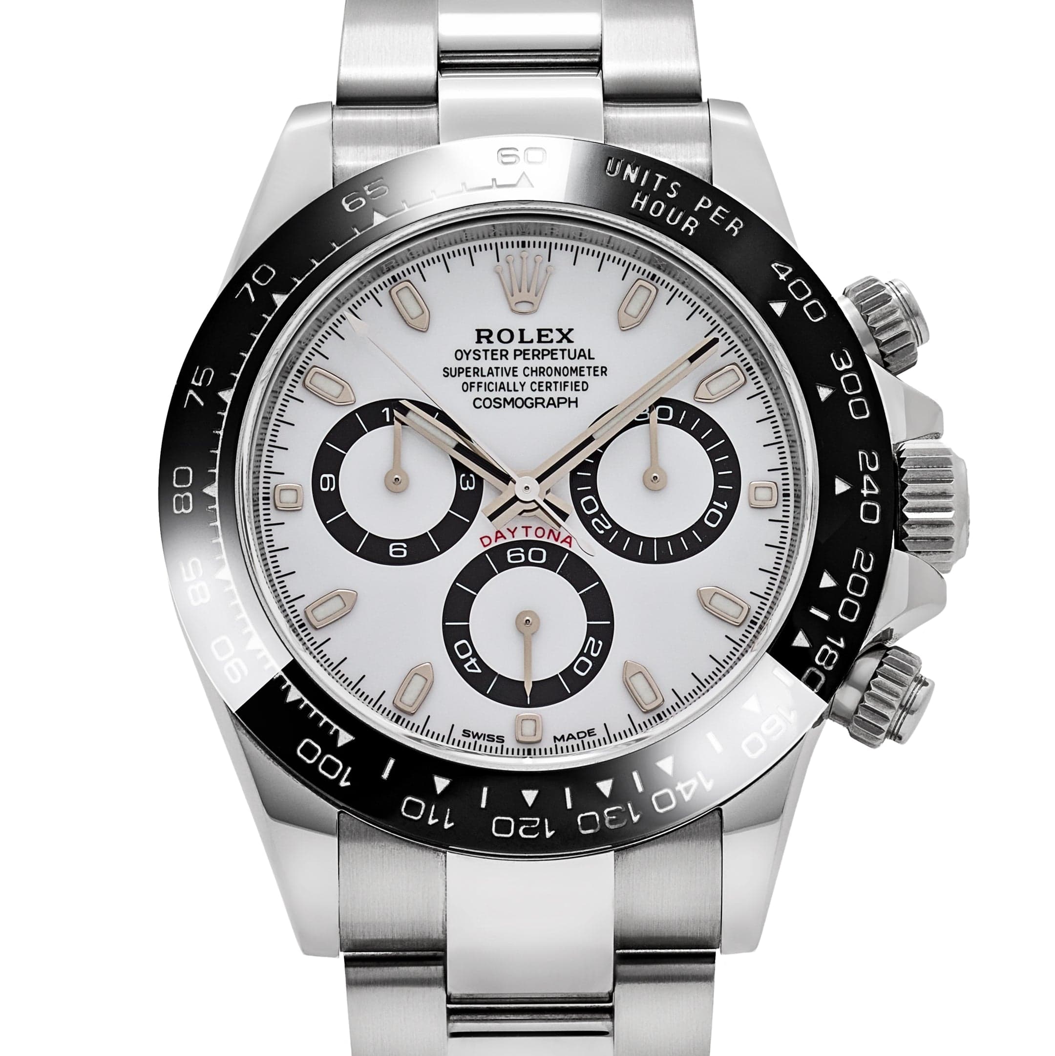 Rolex Daytona 116500LN Stainless Steel White Panda Dial (2018)