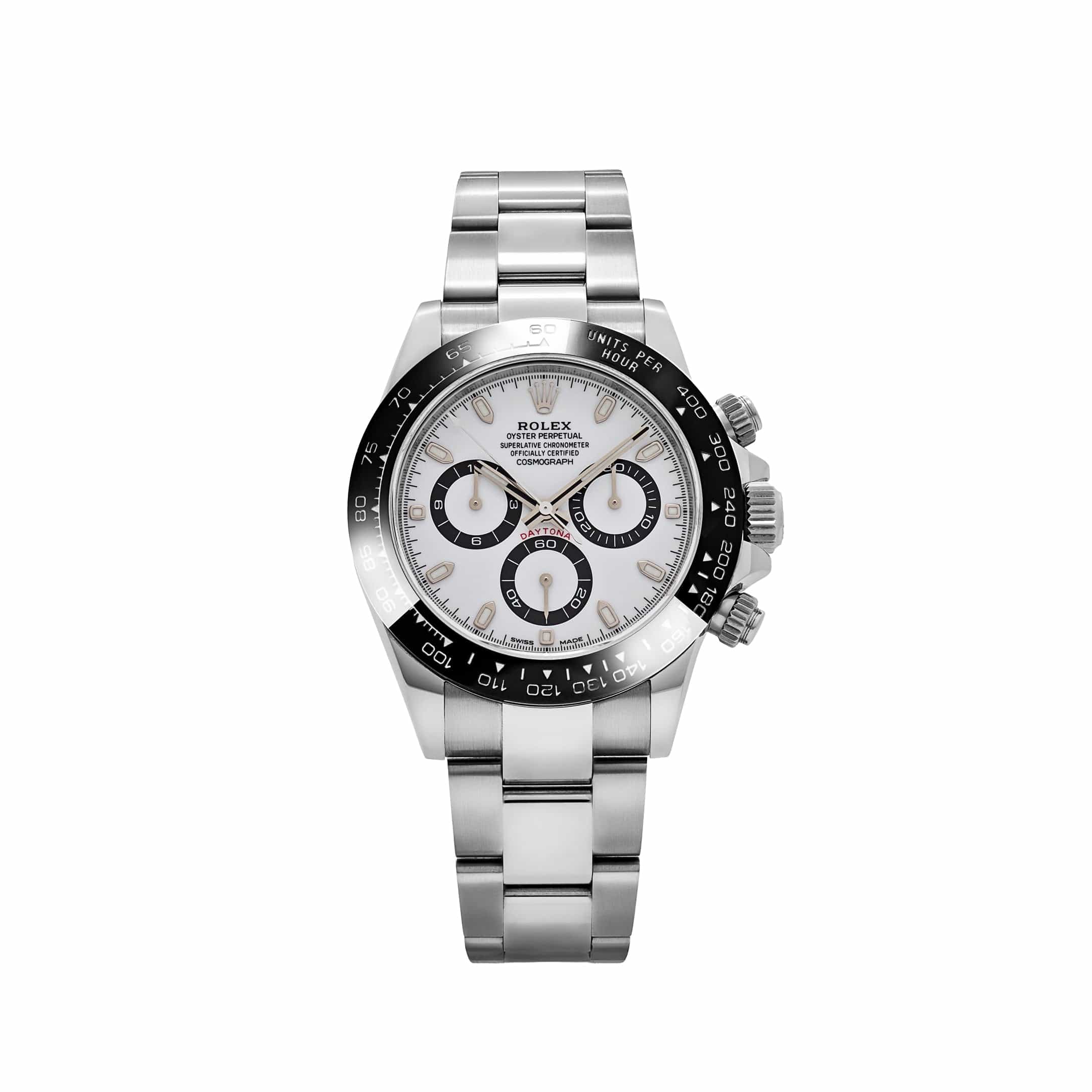 Rolex Daytona 116500LN Stainless Steel White Panda Dial (2018)