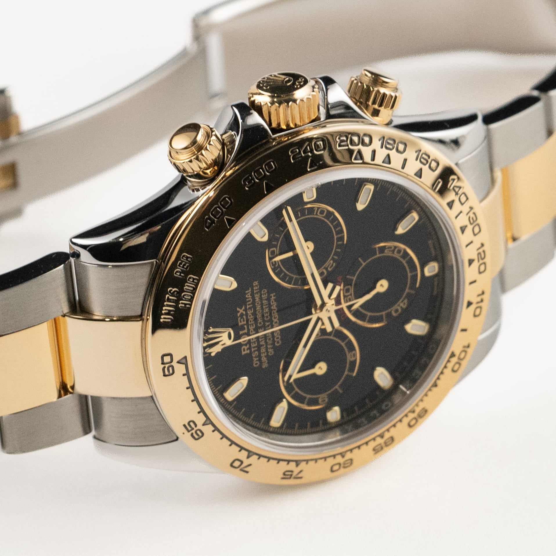Rolex Daytona 116503 Stainless Steel Yellow Gold Black Dial (2018)
