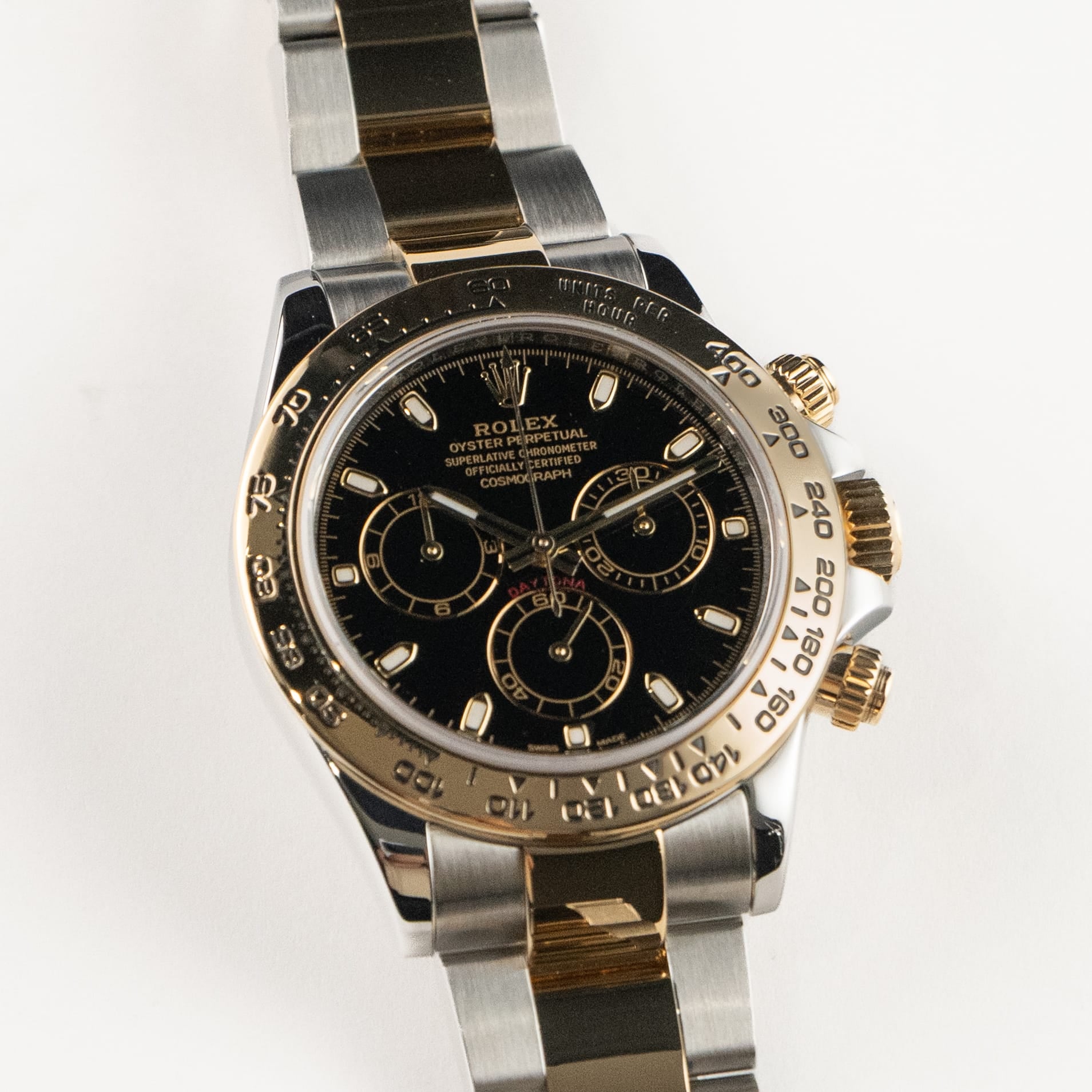 Rolex Daytona 116503 Stainless Steel Yellow Gold Black Dial (2018)
