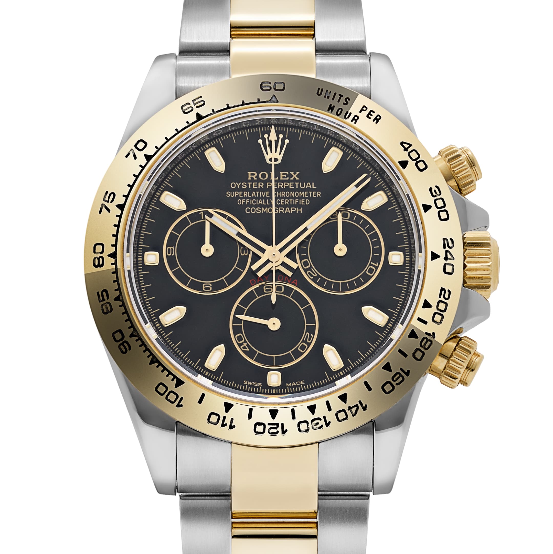 Rolex Daytona 116503 Stainless Steel Yellow Gold Black Dial (2018)