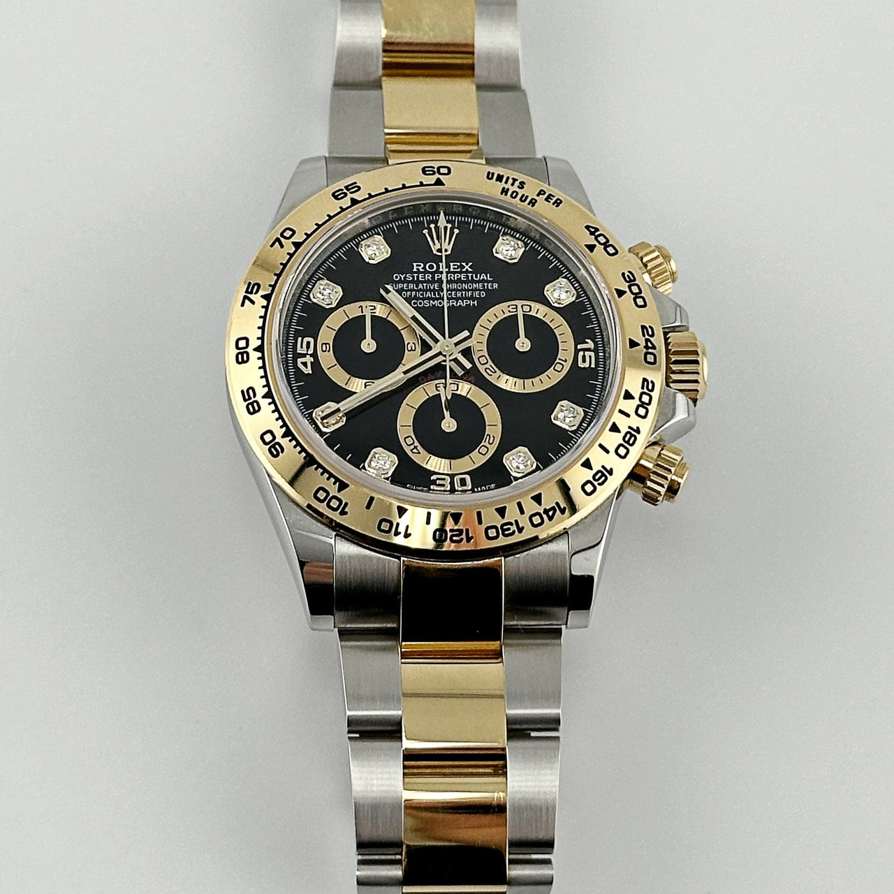 Rolex Daytona 116503 Yellow Gold Stainless Steel Black Diamond Dial (2022)