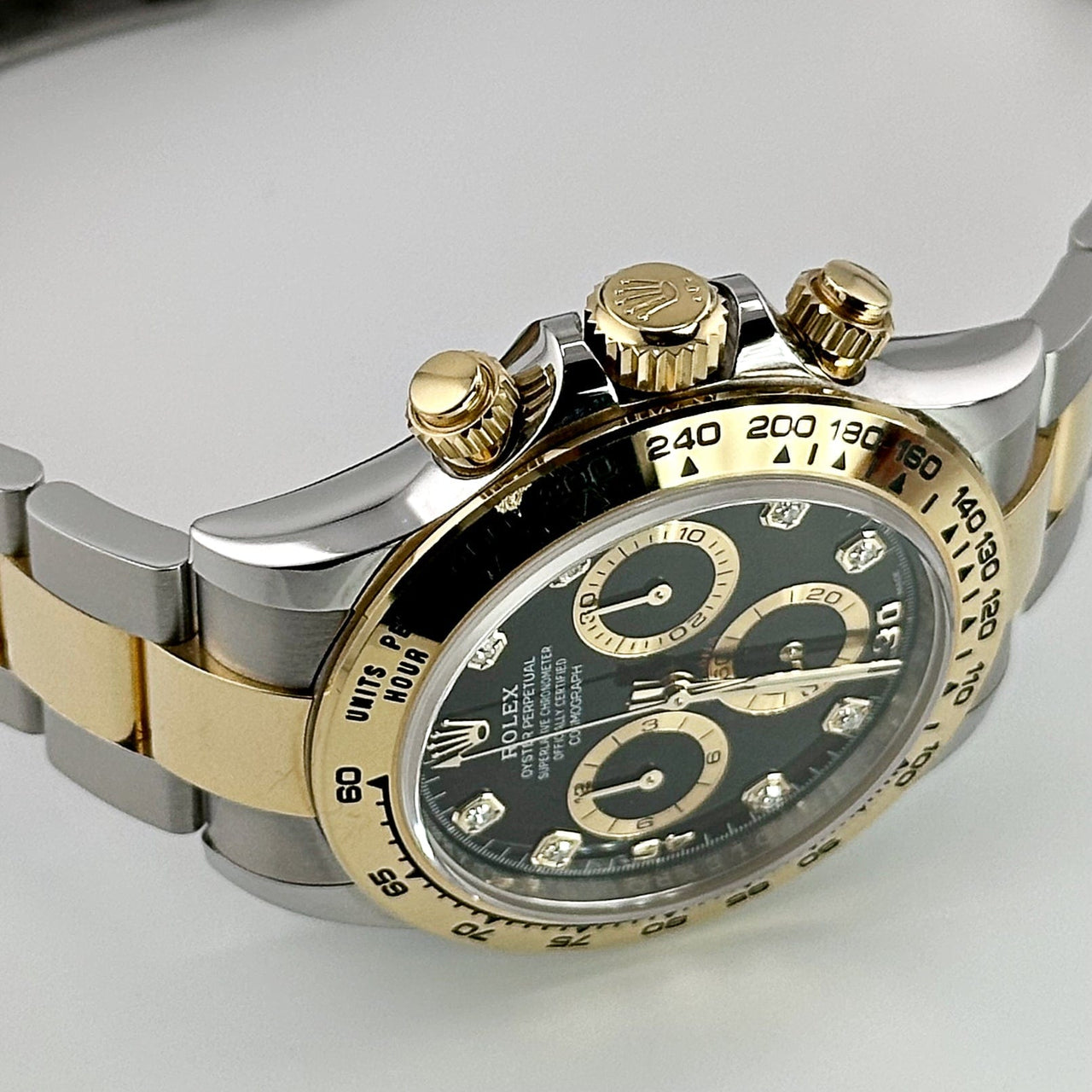 Rolex Daytona 116503 Yellow Gold Stainless Steel Black Diamond Dial (2022)