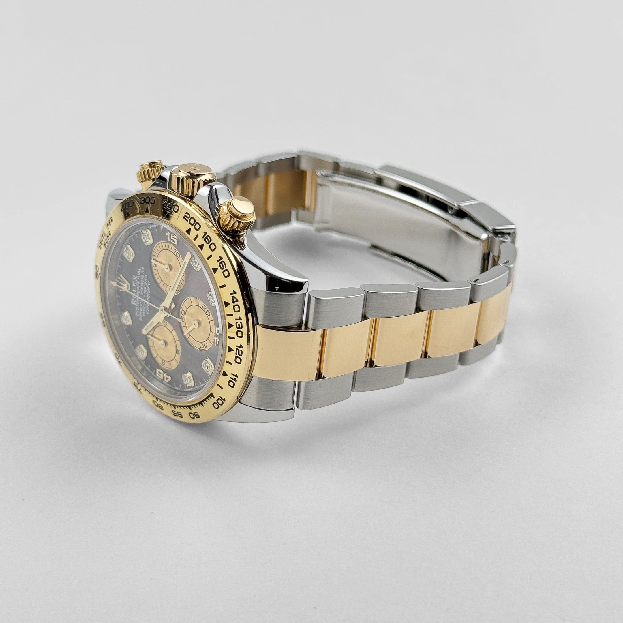 Rolex Daytona 116503 Yellow Gold Stainless Steel Black Mother of Pearl Diamond Dial (2020)