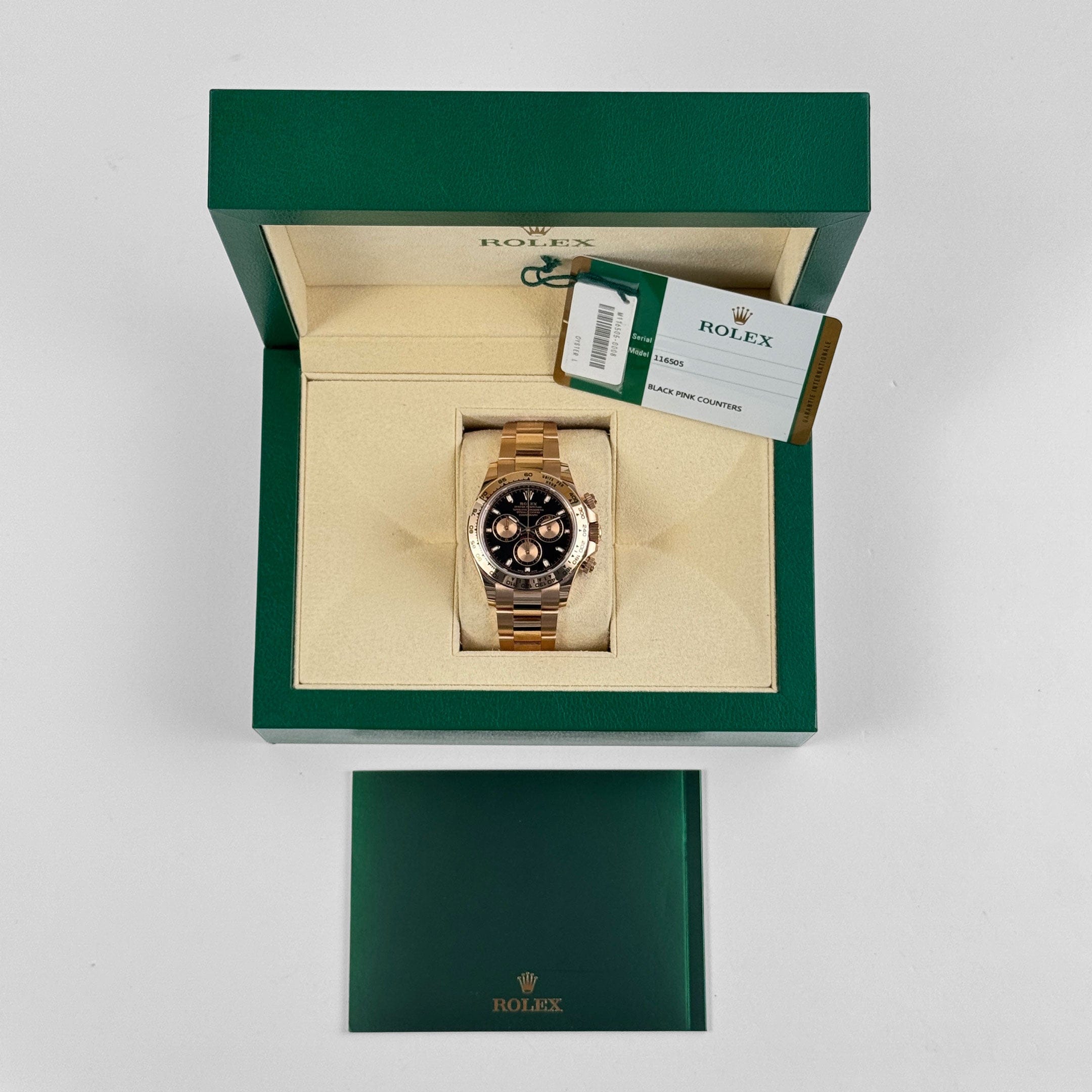 Rolex Daytona 116505 Rose Gold Black Dial (2019)