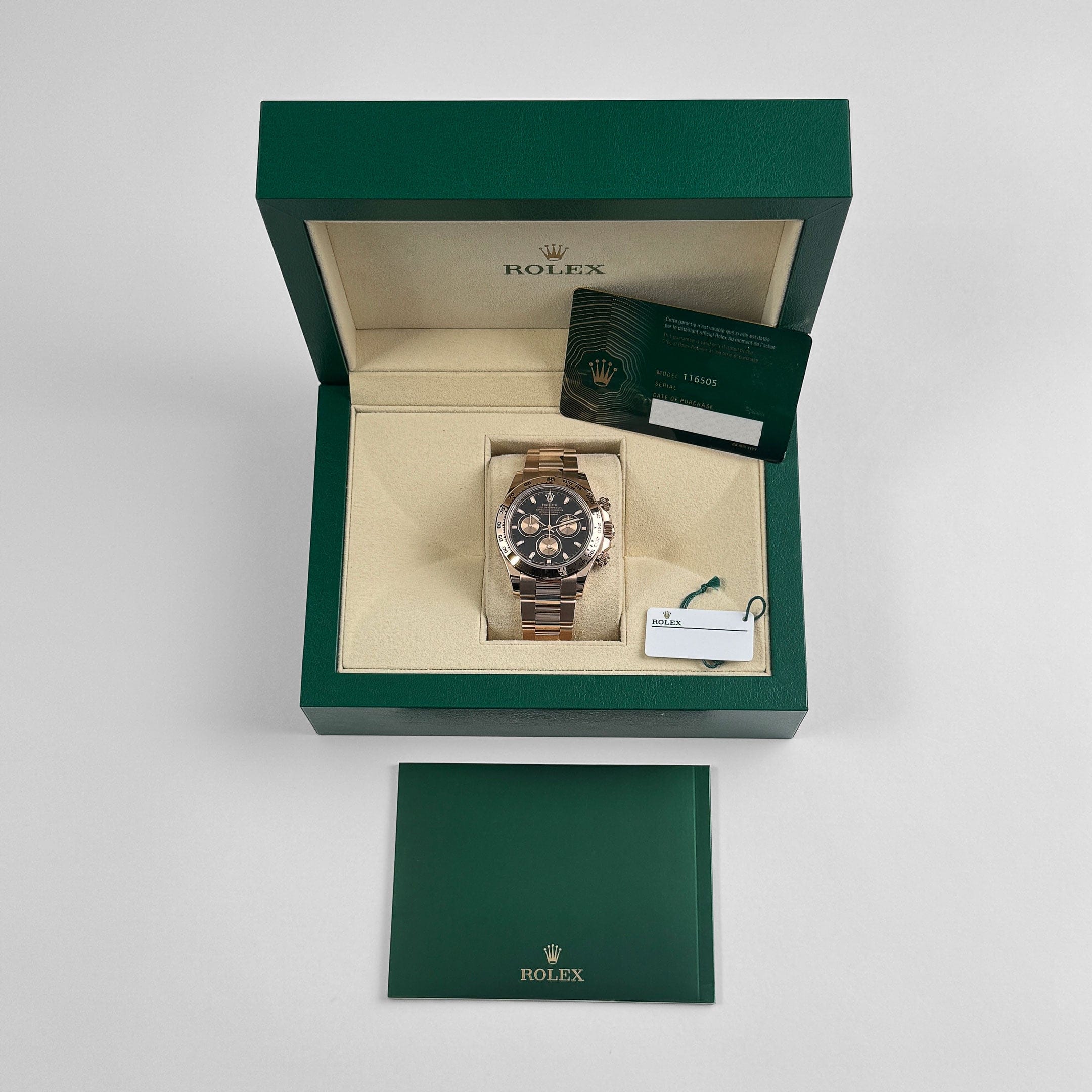 Rolex Daytona 116505 Rose Gold Black Dial (2023)