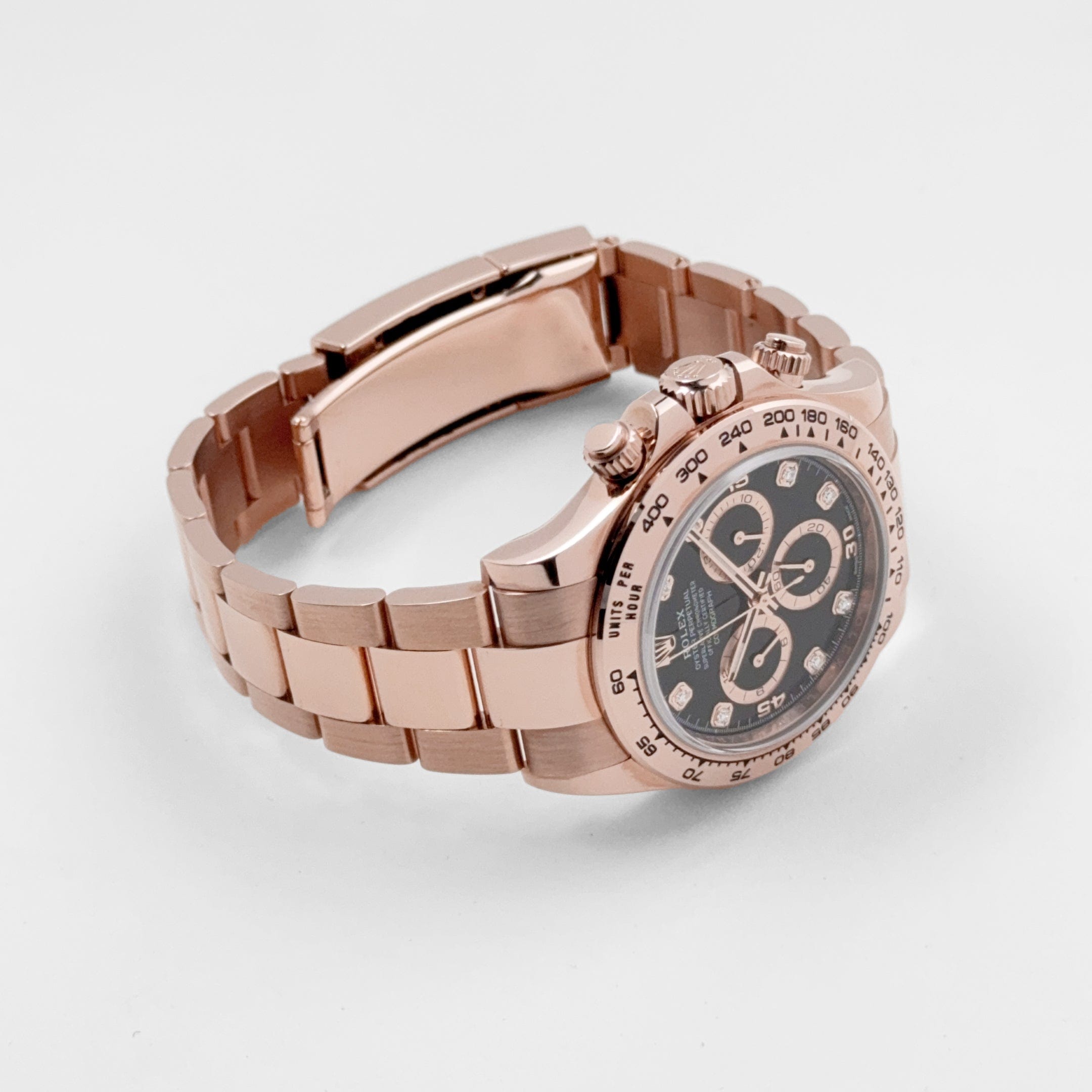 Rolex Daytona 116505 Rose Gold Black Diamond Dial (2022) – Wrist