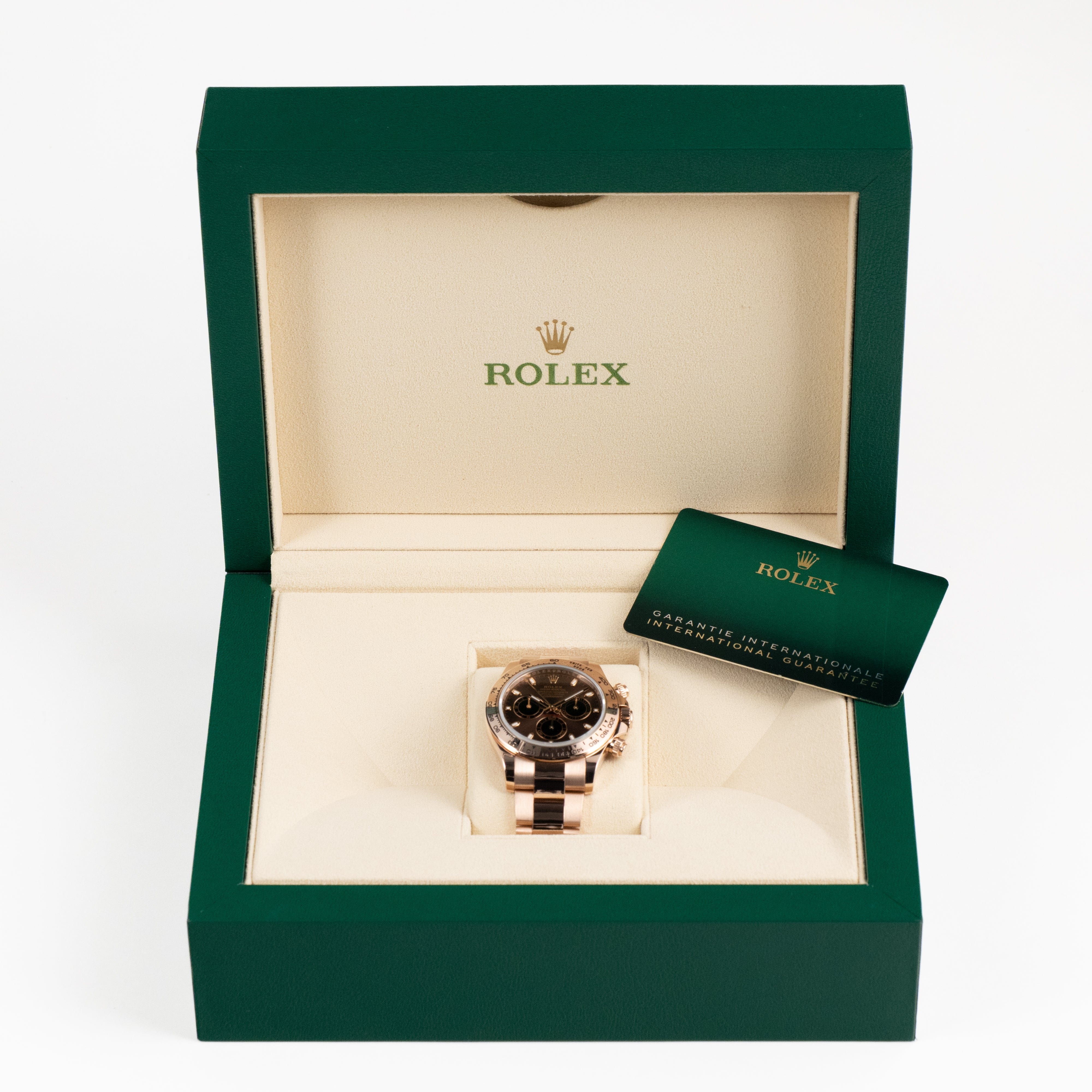 Rolex Daytona 116505 Rose Gold Chocolate Brown Dial (2021) – Wrist