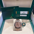 Rolex Daytona 116505 Rose Gold Sundust Diamond Baguette Dial (2019)