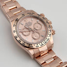 Rolex Daytona 116505 Rose Gold Sundust Diamond Baguette Dial (2019)