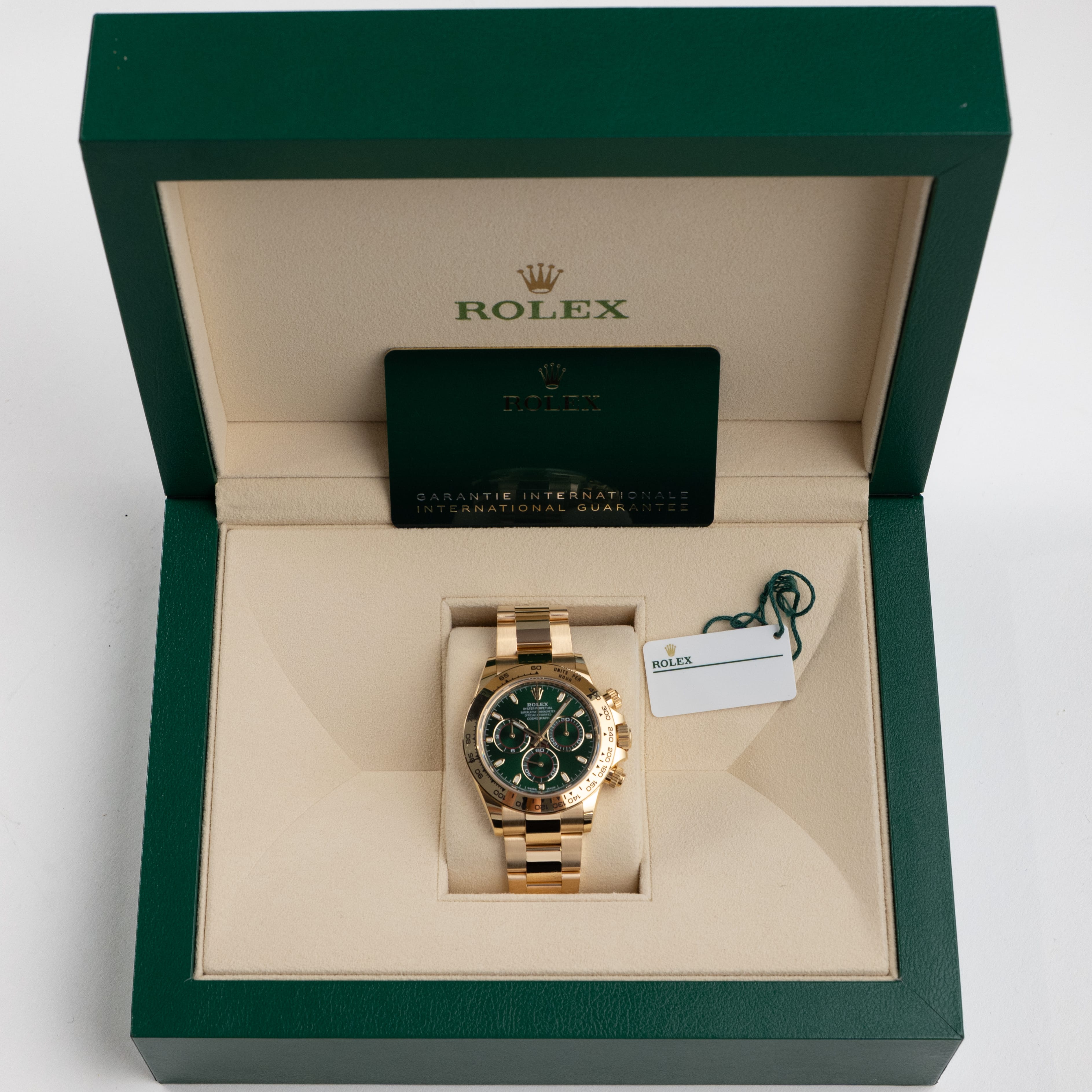 Rolex Daytona 116508 'John Mayer' Yellow Gold Green Dial (2022