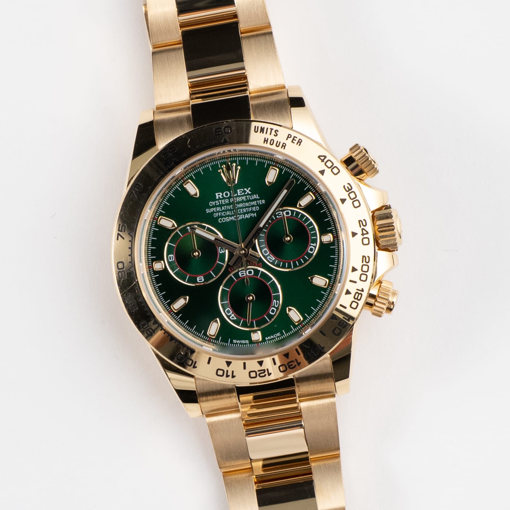 Rolex Daytona 116508 'John Mayer' Yellow Gold Green Dial (2022)