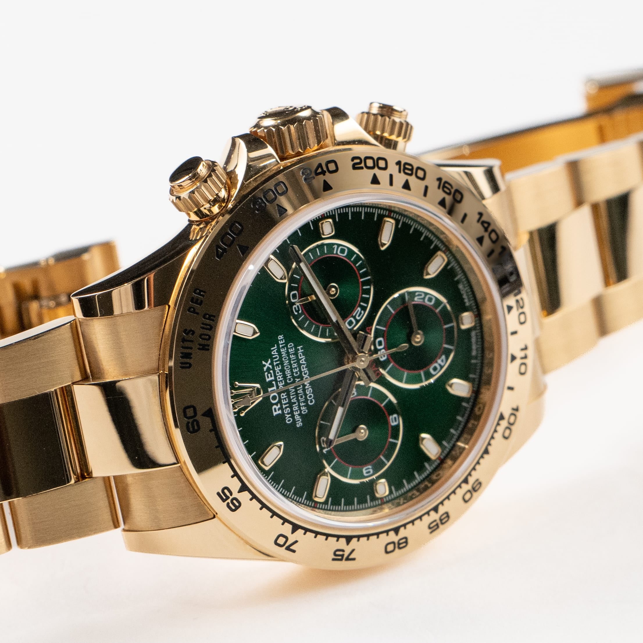 Rolex Daytona 116508 'John Mayer' Yellow Gold Green Dial (2022)