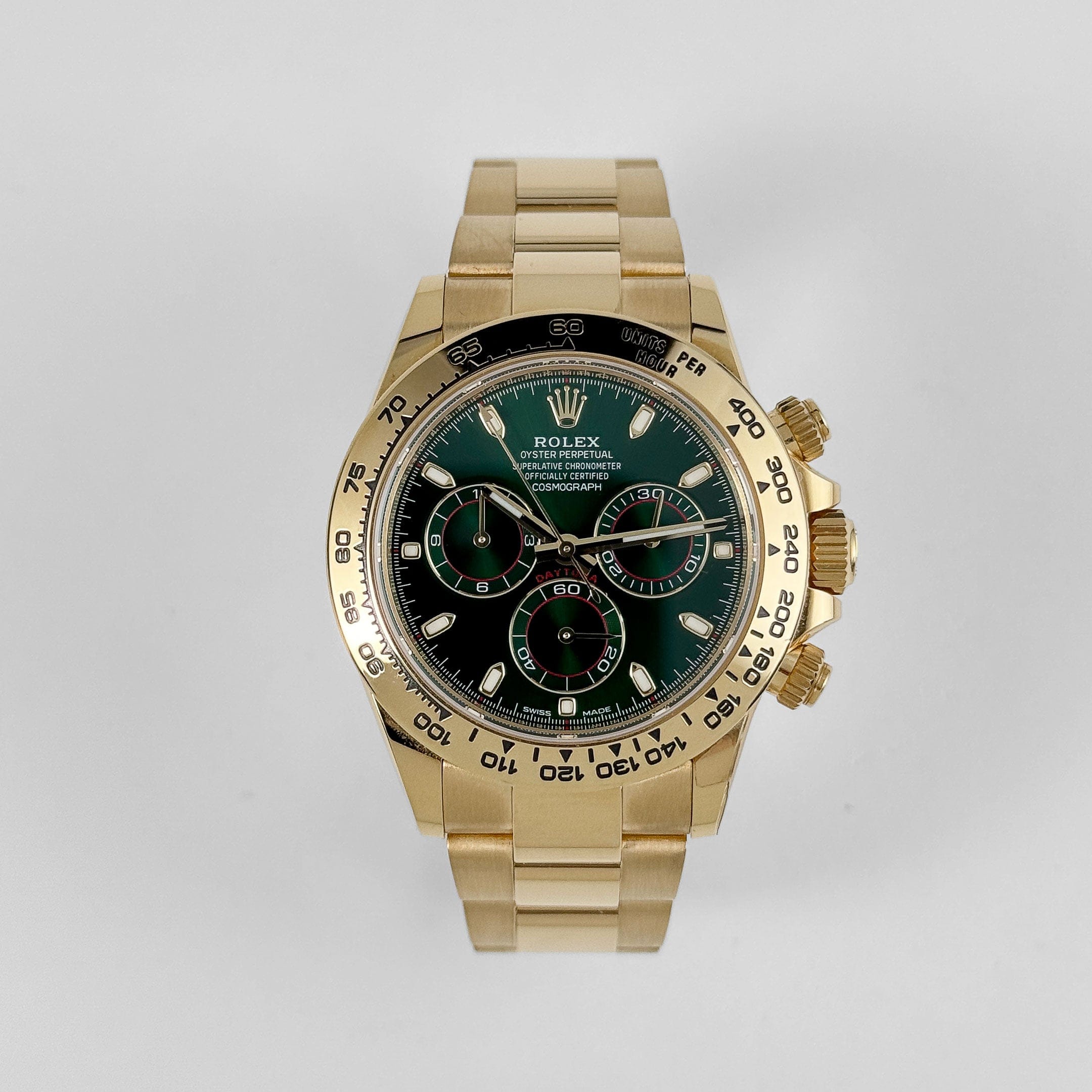 Rolex Daytona 116508 'John Mayer' Yellow Gold Green Dial (2023)