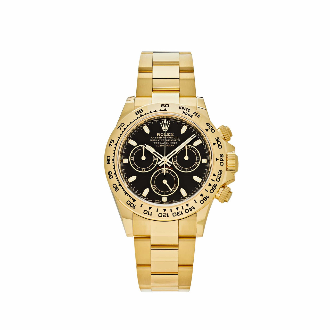 Luxury Watch Rolex Daytona Yellow Gold Black Dial 116508 (2023) Wrist Aficionado