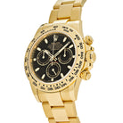 Luxury Watch Rolex Daytona Yellow Gold Black Dial 116508 (2023) Wrist Aficionado