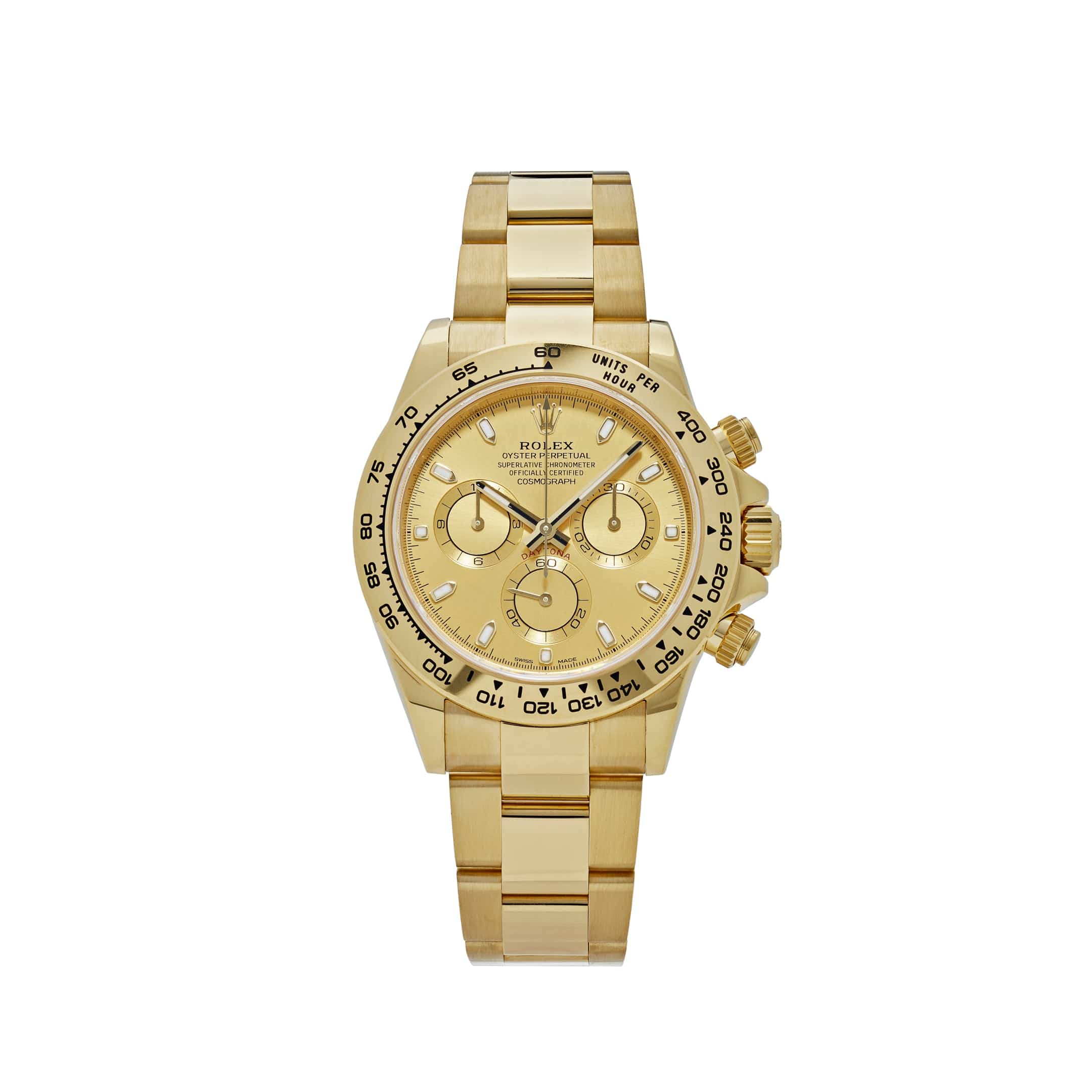 Rolex Daytona 116508 Yellow Gold Champagne Dial – Wrist Aficionado