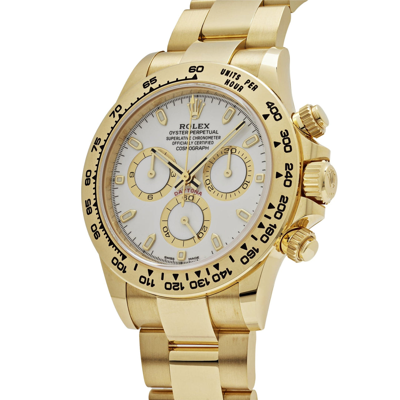 Rolex Daytona 116508 Yellow Gold White Dial (2021)