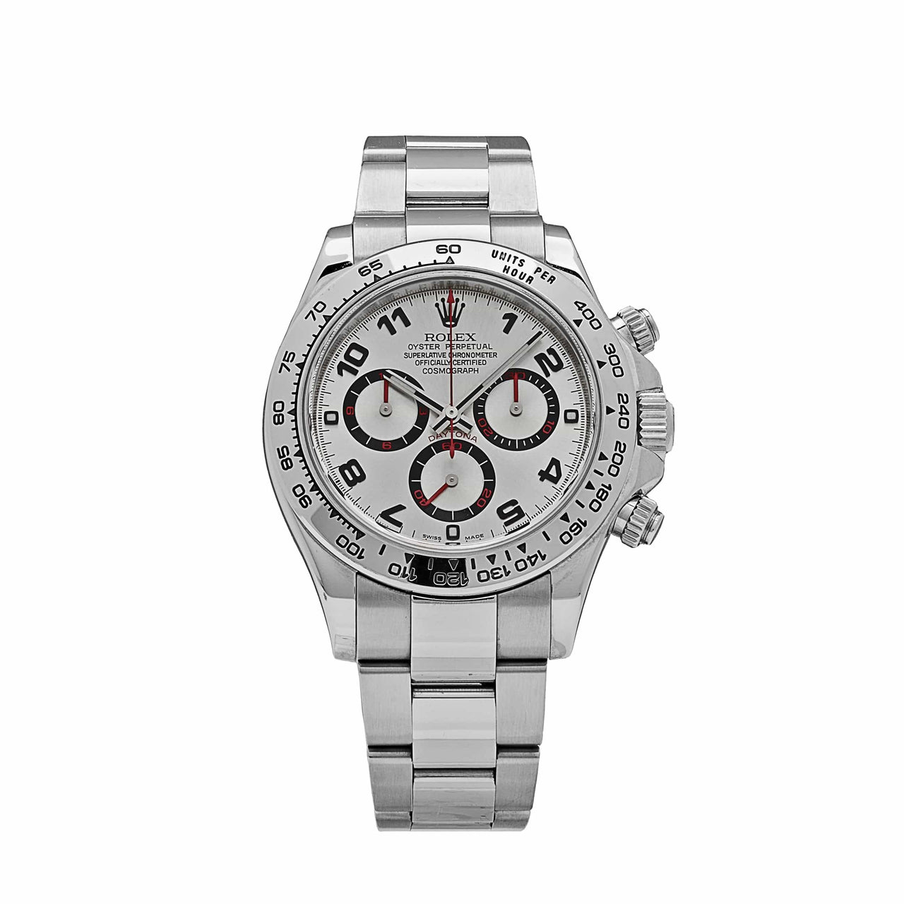 Rolex Daytona 116509 Silver Racing Dial White Gold (2006)