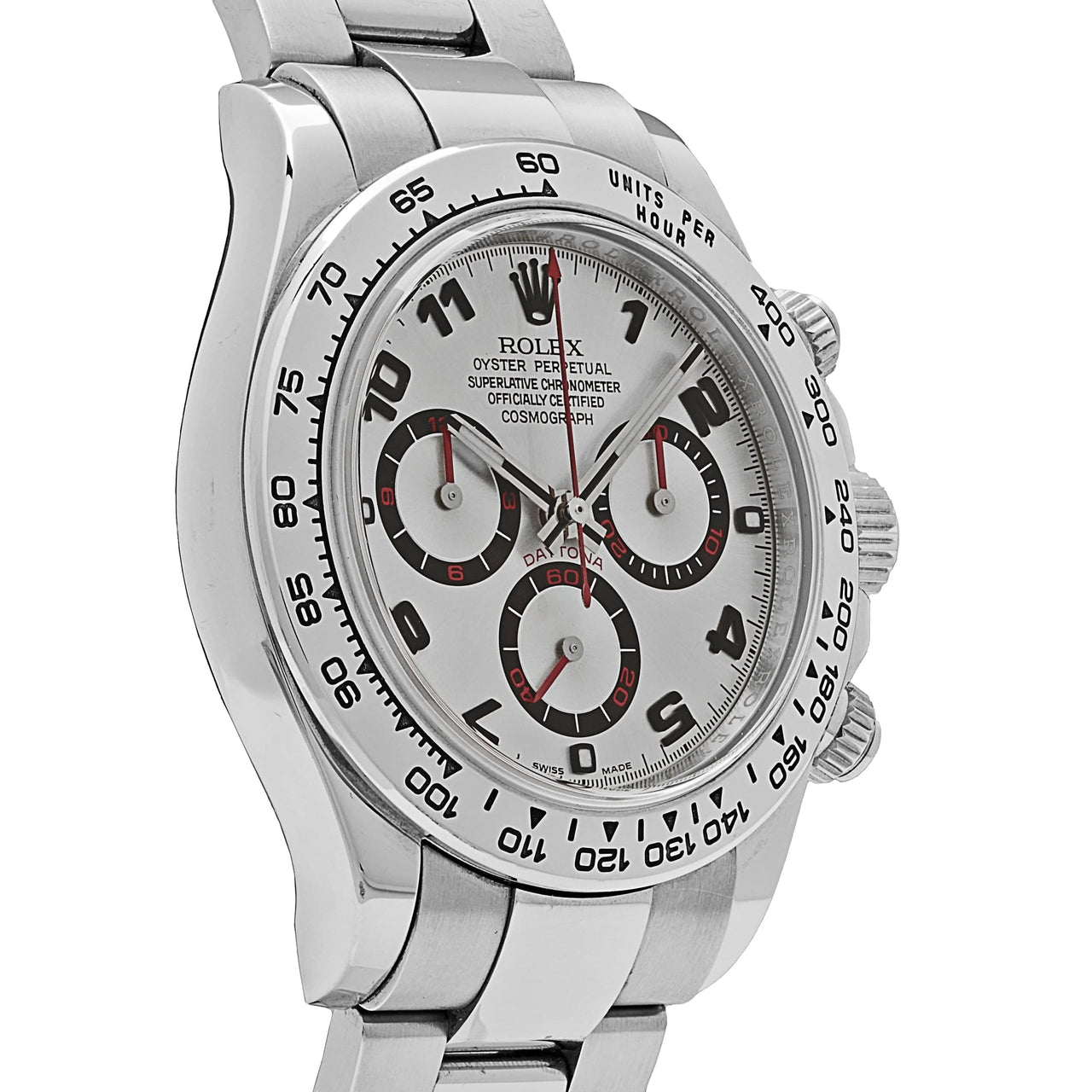 Rolex Daytona 116509 Silver Racing Dial White Gold (2013)