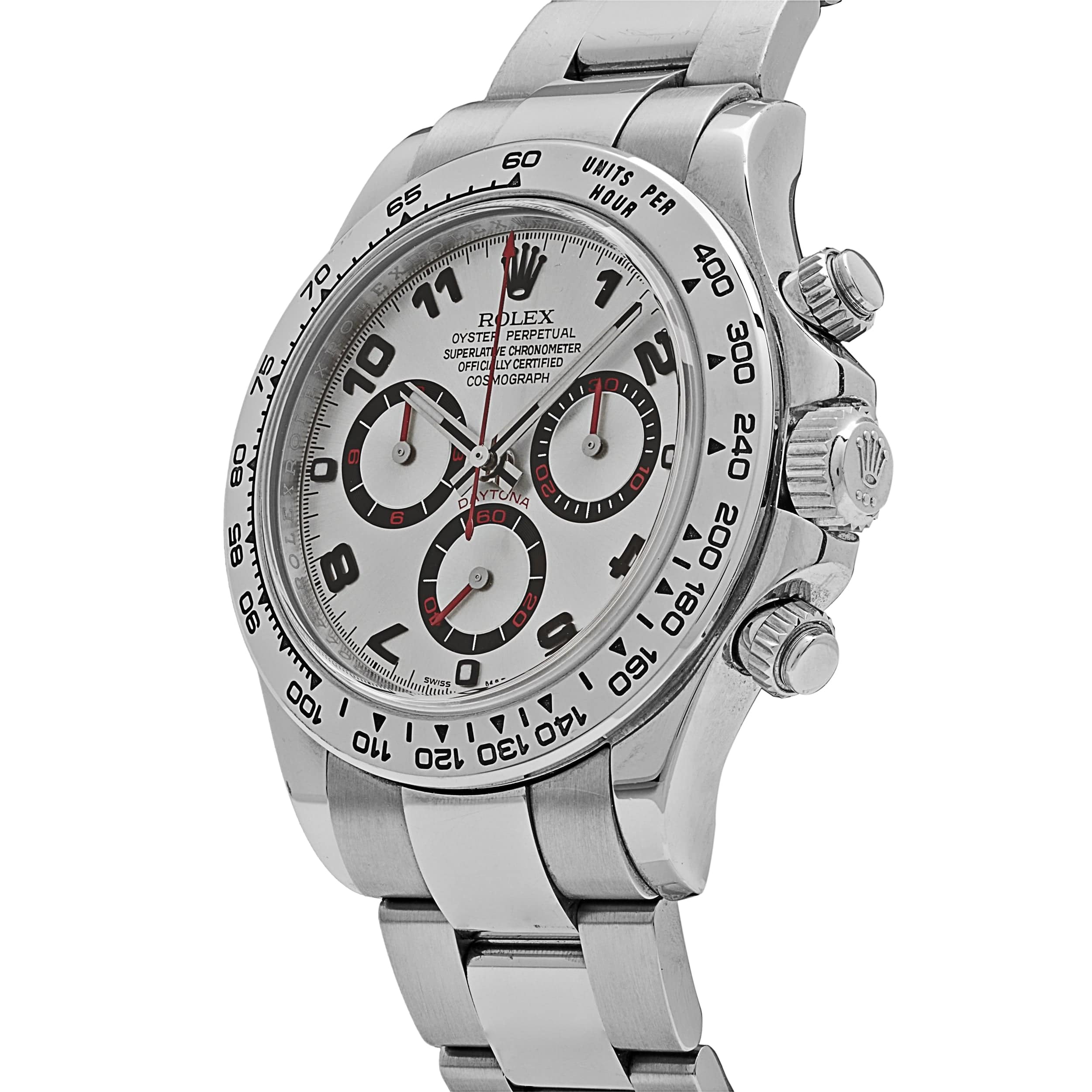 Rolex Daytona 116509 Silver Racing Dial White Gold (2013)