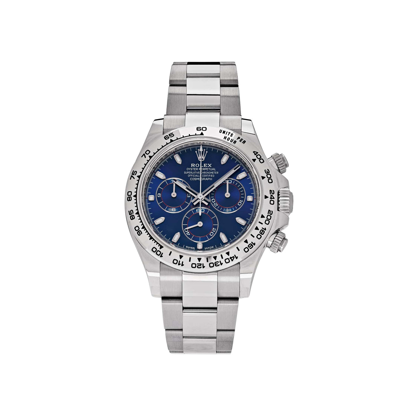 Luxury Watch Rolex Daytona 116509 White Gold Blue Dial Wrist Aficionado