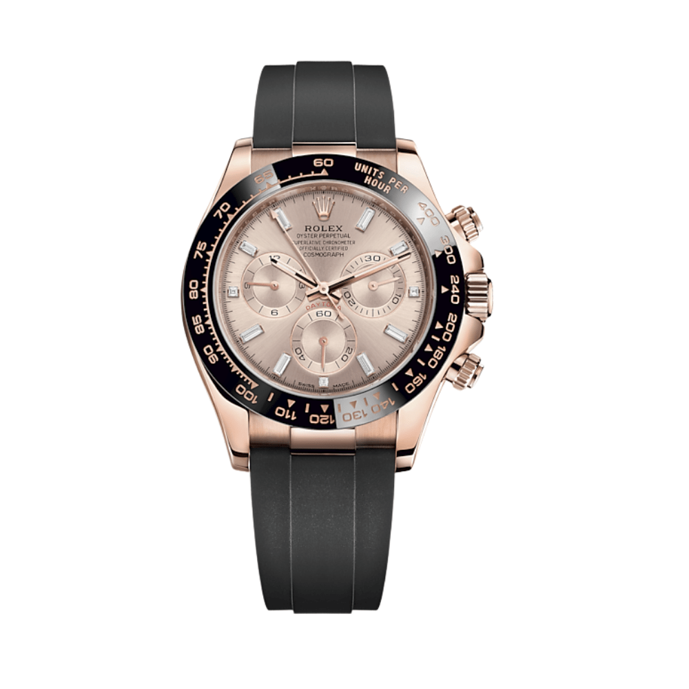 Rolex Daytona Rose Gold Sundust Diamond Dial 116515LN Wrist Aficionado