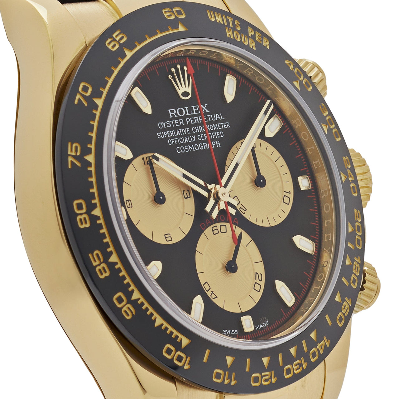 Rolex Daytona 116518LN 'Paul Newman' Yellow Gold Black Dial (2018)