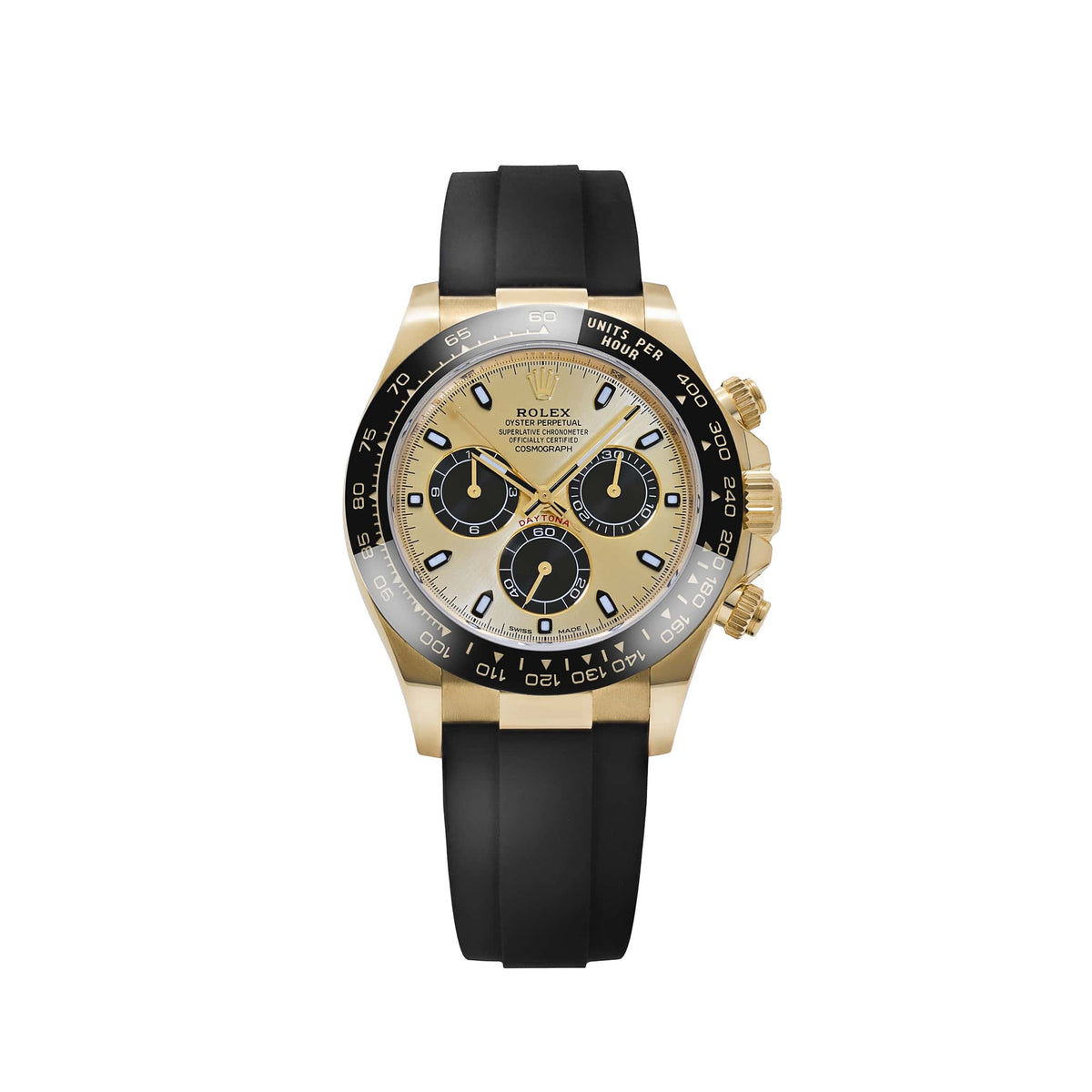 Rolex Daytona 116518LN 'Pikachu' Yellow Gold Champagne Black Dial (2020)