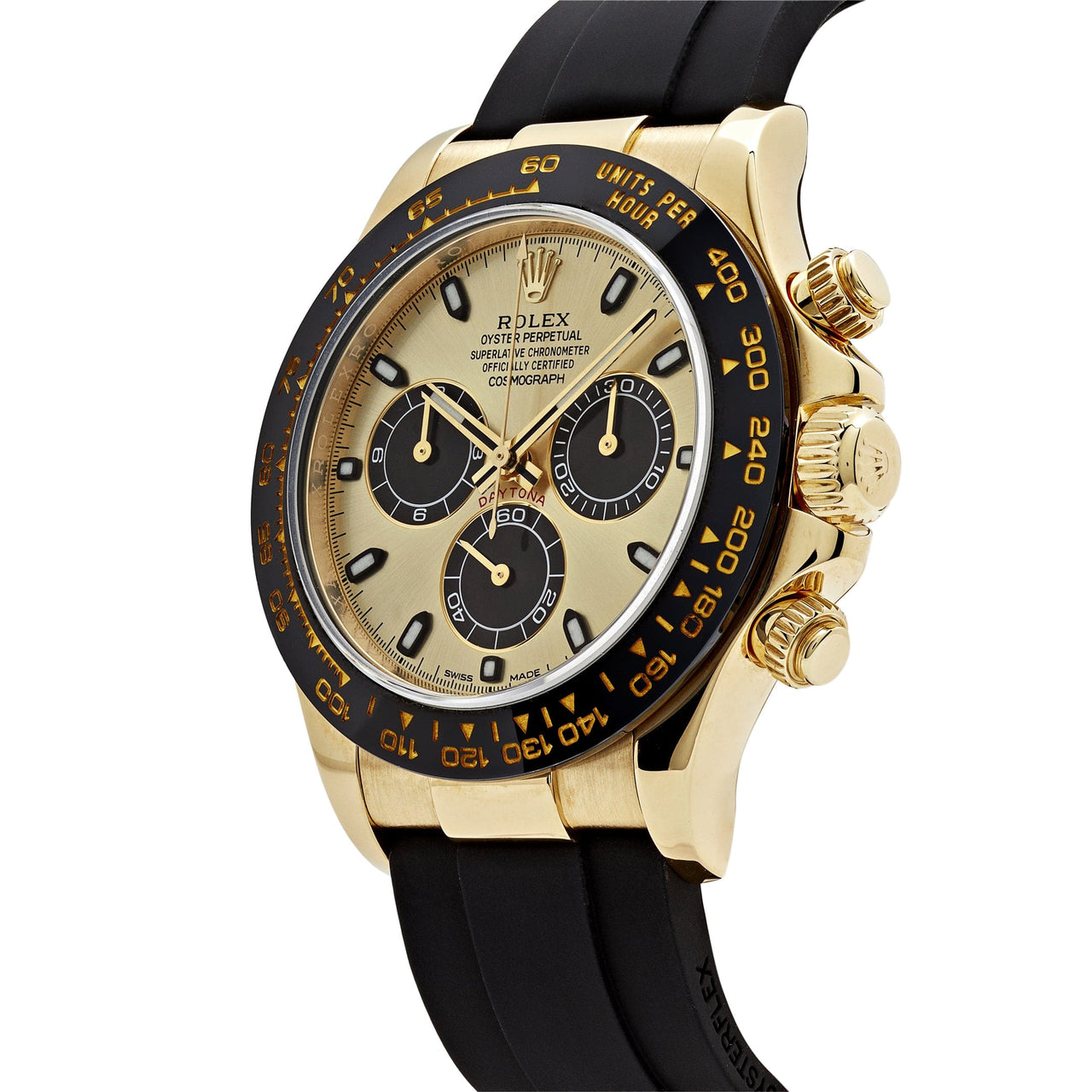 Rolex Daytona 116518LN Yellow Gold Champagne Black Dial (2022)