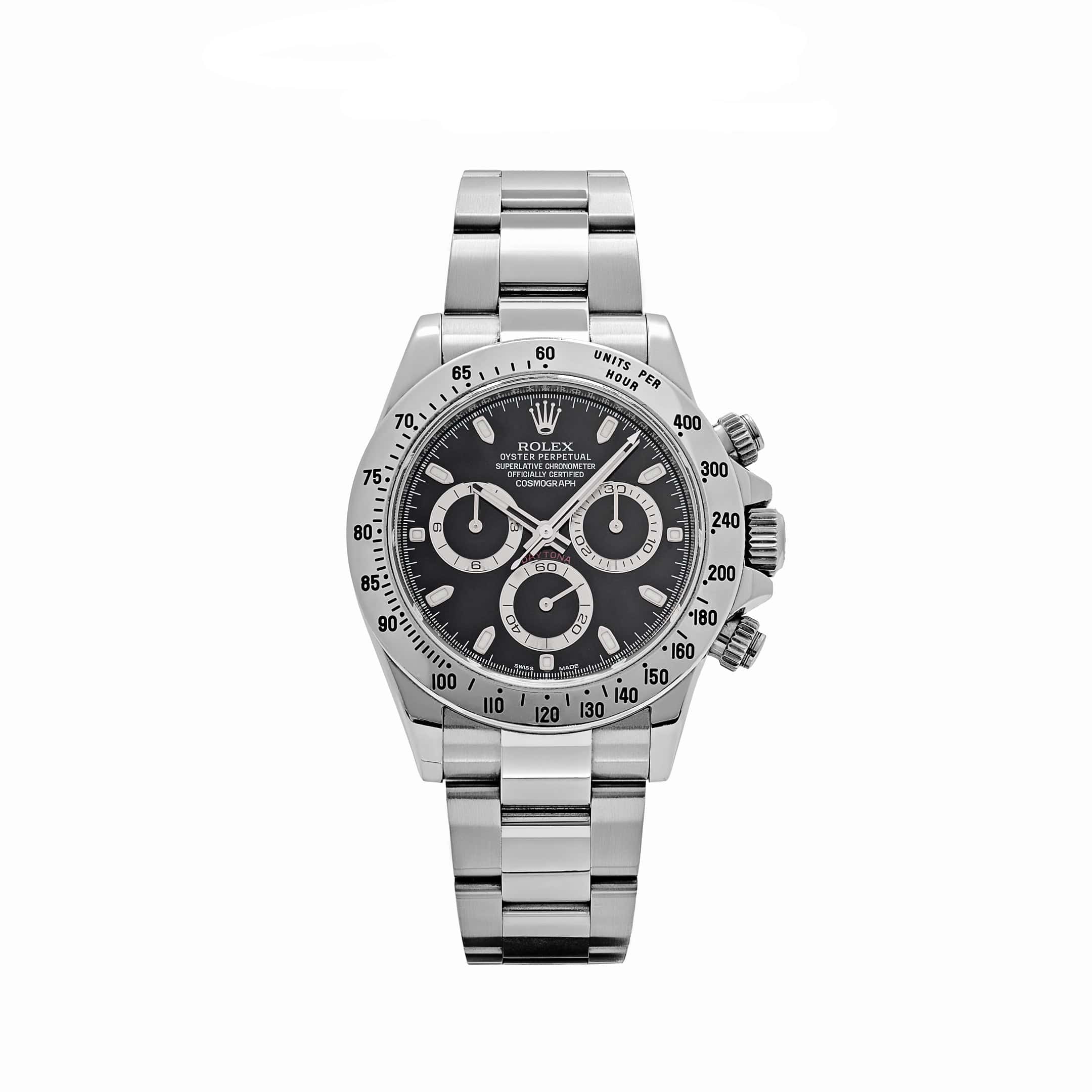 Image EJ Speed image beautiful image beautiful image beautiful - Rolex Daytona 116520 Stainless Steel Black Dial (2002) – Wrist ...