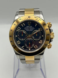 Thumbnail for Rolex Daytona 116523 Stainless Steel and Yellow Gold Blue Dial