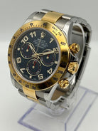 Rolex Daytona 116523 Stainless Steel and Yellow Gold Blue Dial