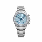 Rolex Daytona 116576TBR Platinum Ice Blue Arabic Dial Diamond Baguette Bezel (2023)