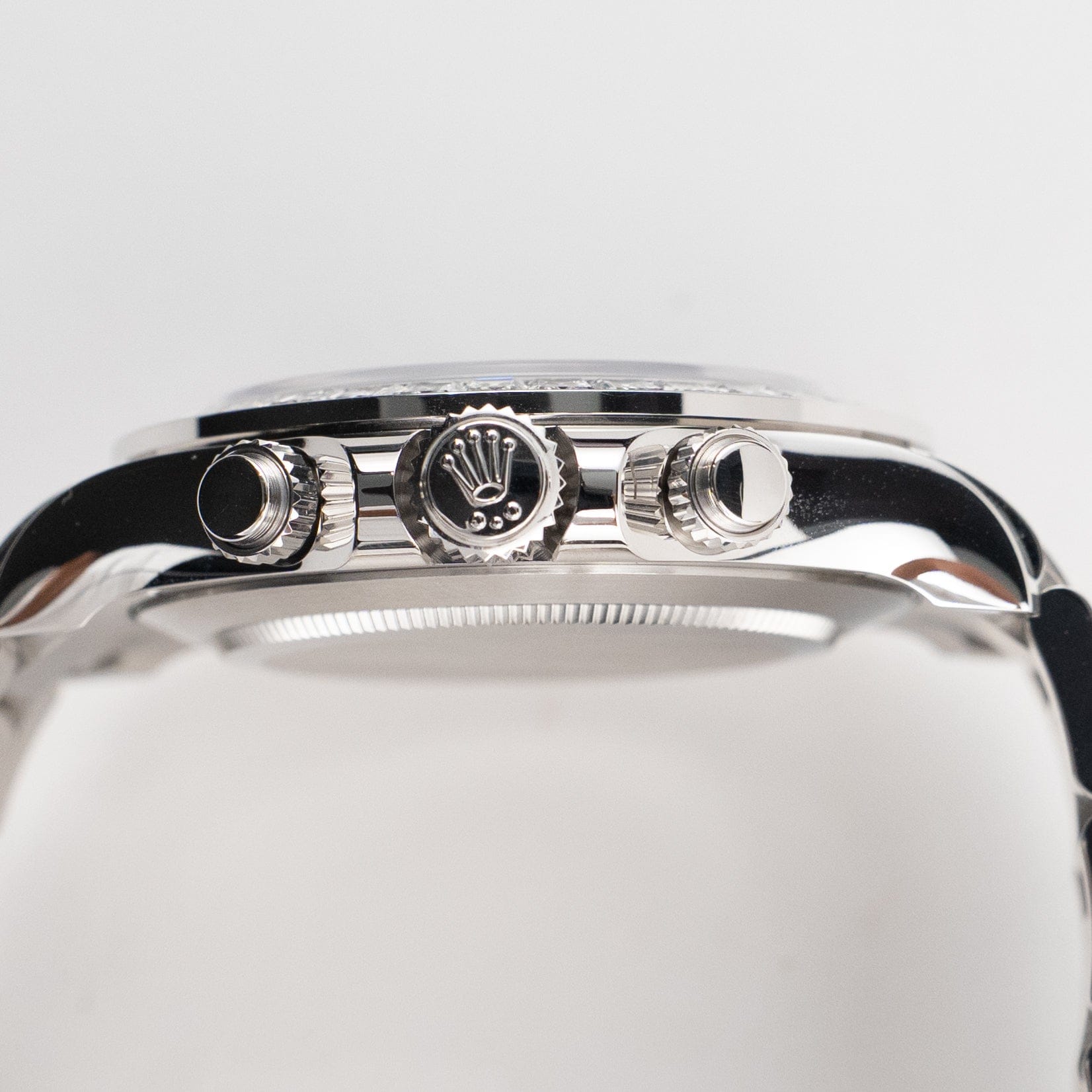 Rolex Daytona 116576TBR Platinum Ice Blue Arabic Dial Diamond Baguette Bezel (2023)
