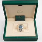 Rolex Daytona 116576TBR Platinum Ice Blue Arabic Dial Diamond Baguette Bezel (2023)