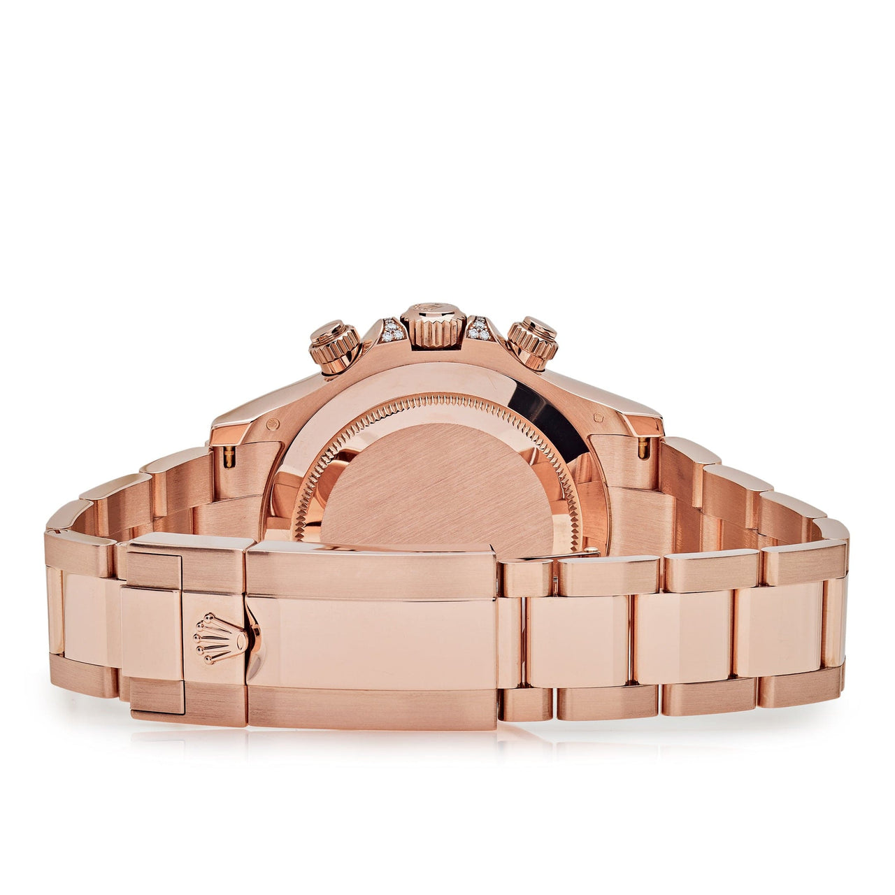 Luxury Watch Rolex Daytona Rose Gold Rainbow Diamond Black & Pink Dial 116595RBOW Wrist Aficionado