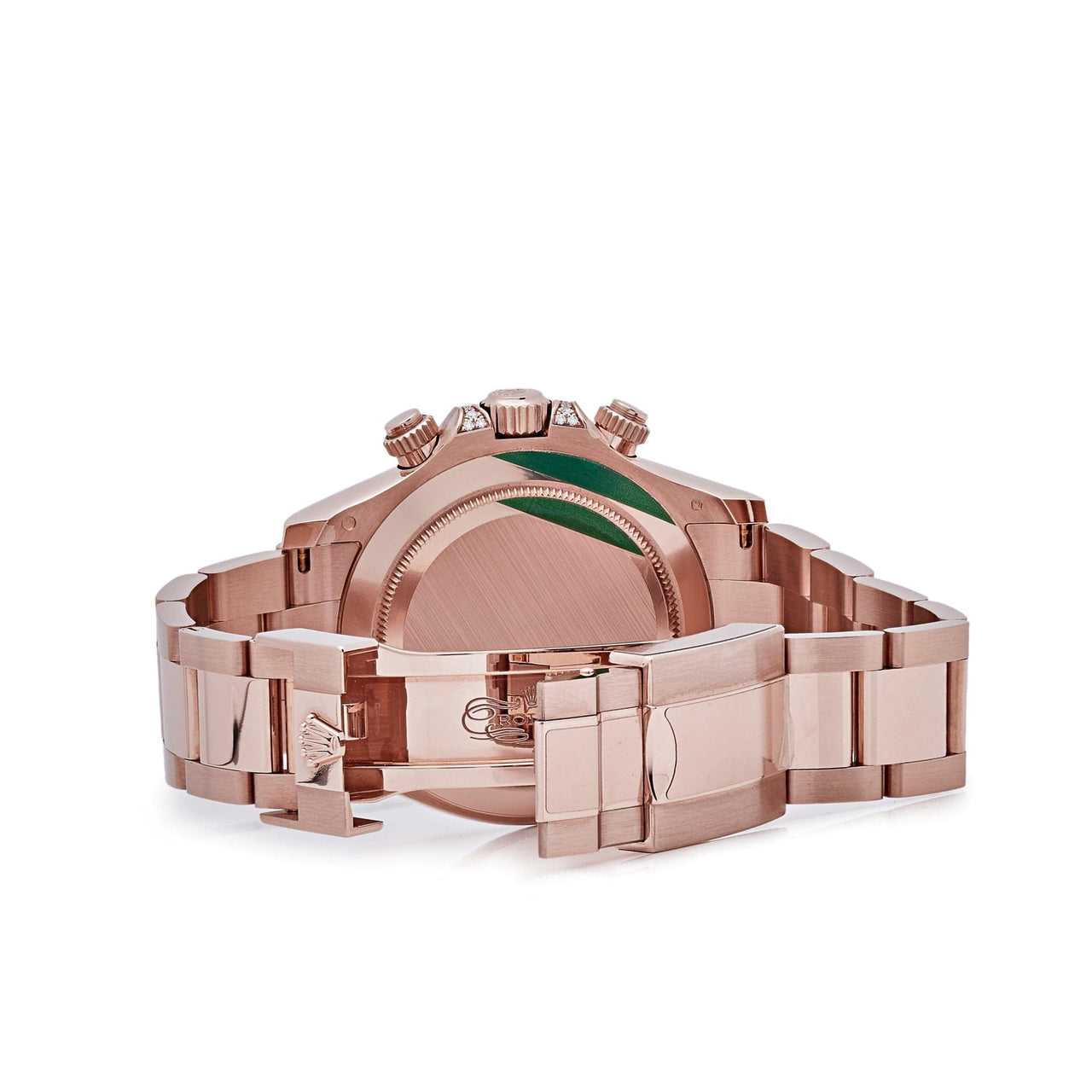 Luxury Watch Rolex Daytona Rose Gold Rainbow Bezel Diamond Dial 116595RBOW Wrist Aficionado