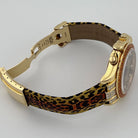 Rolex Daytona 116598SACO Yellow Gold 'Leopard' Diamond Dial Cognac Sapphire Bezel (2008)