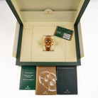 Rolex Daytona 116598SACO Yellow Gold 'Leopard' Diamond Dial Cognac Sapphire Bezel (2008)