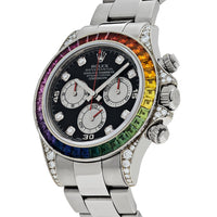 Thumbnail for Rolex Daytona 116599RBOW 'Rainbow' White Gold Black Diamond Dial Sapphire Bezel