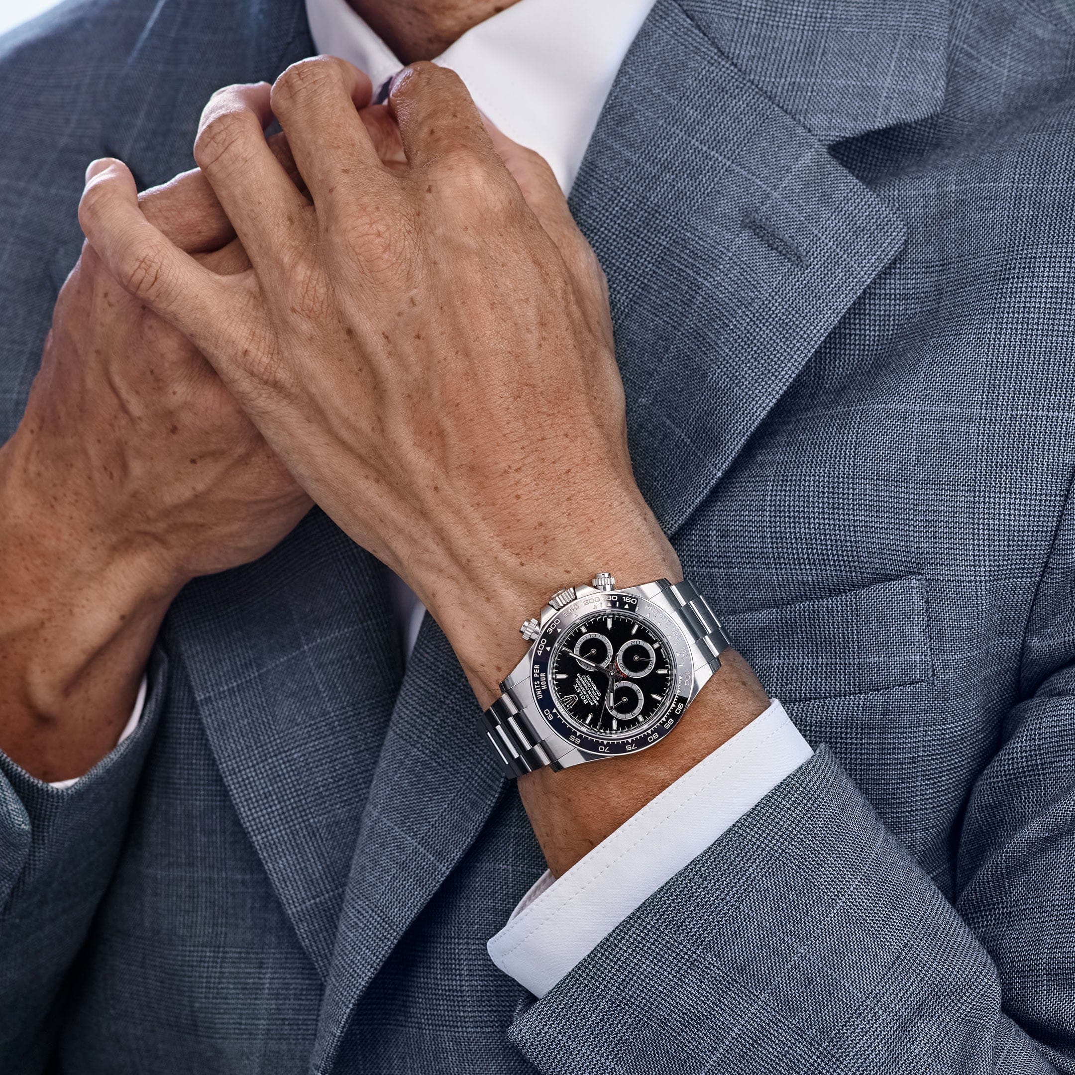 Rolex Daytona 126500LN Stainless Steel Black Dial (2025) – Wrist 