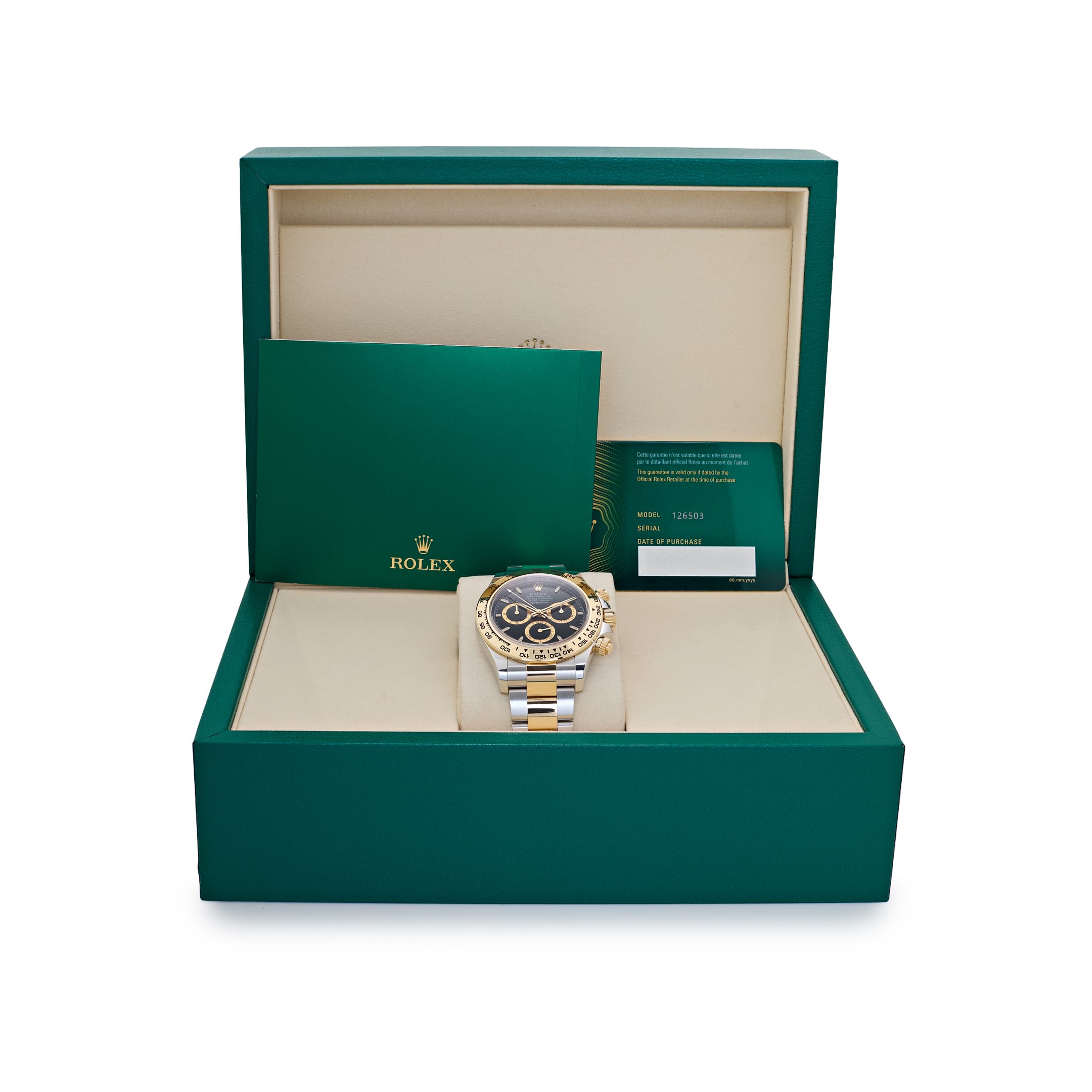 Rolex Daytona 126502 Stainless Steel Platinum Rolesium White Grand