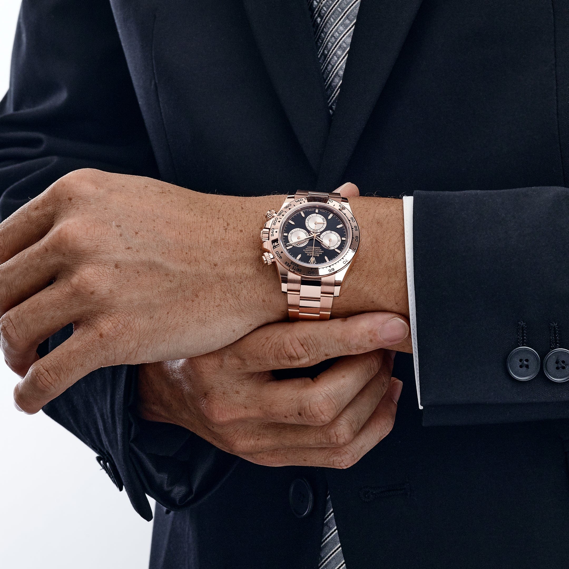 Rolex Daytona 126505 Rose Gold Bright Black Dial (2023)