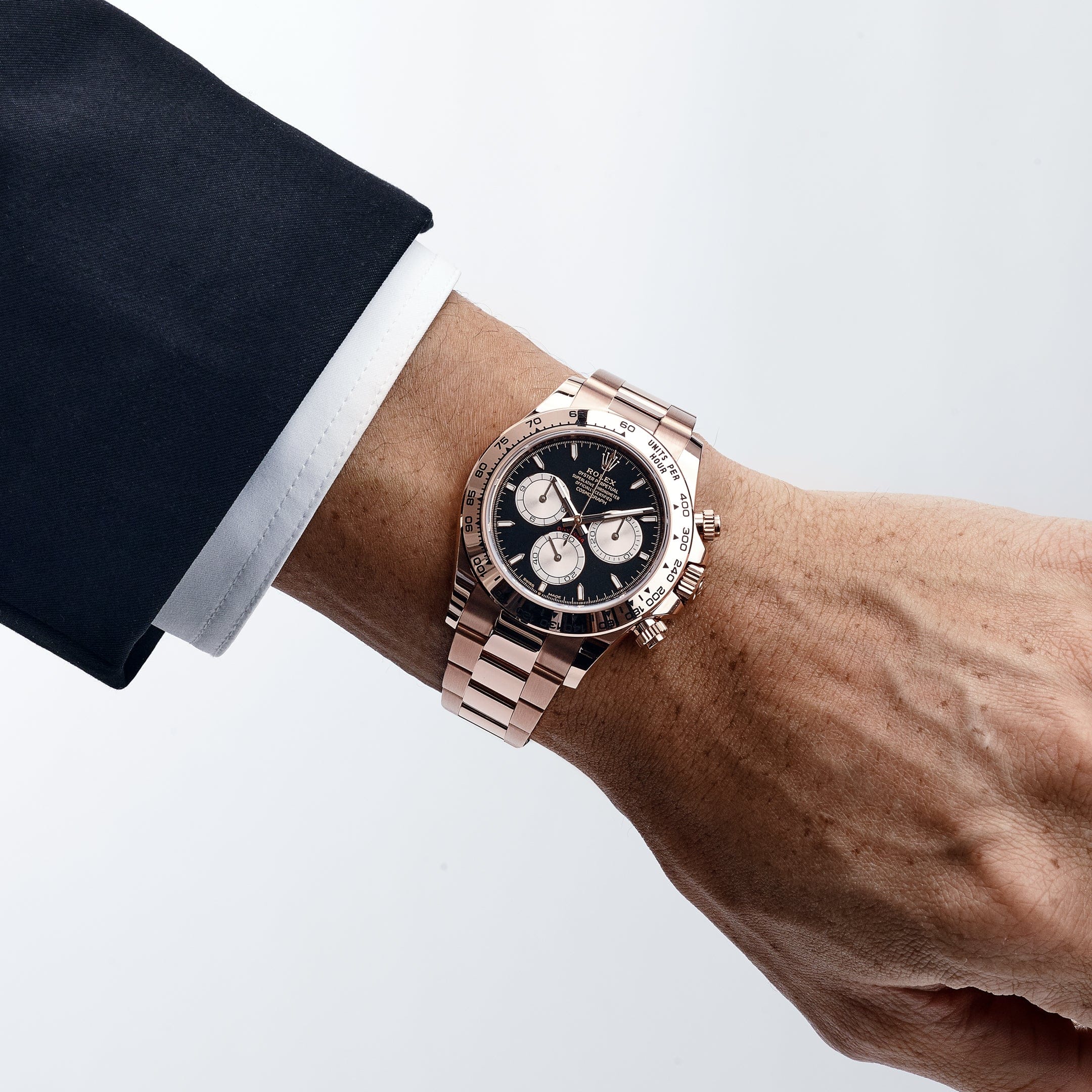 Rolex Daytona 126505 Rose Gold Bright Black Dial (2023) – Wrist