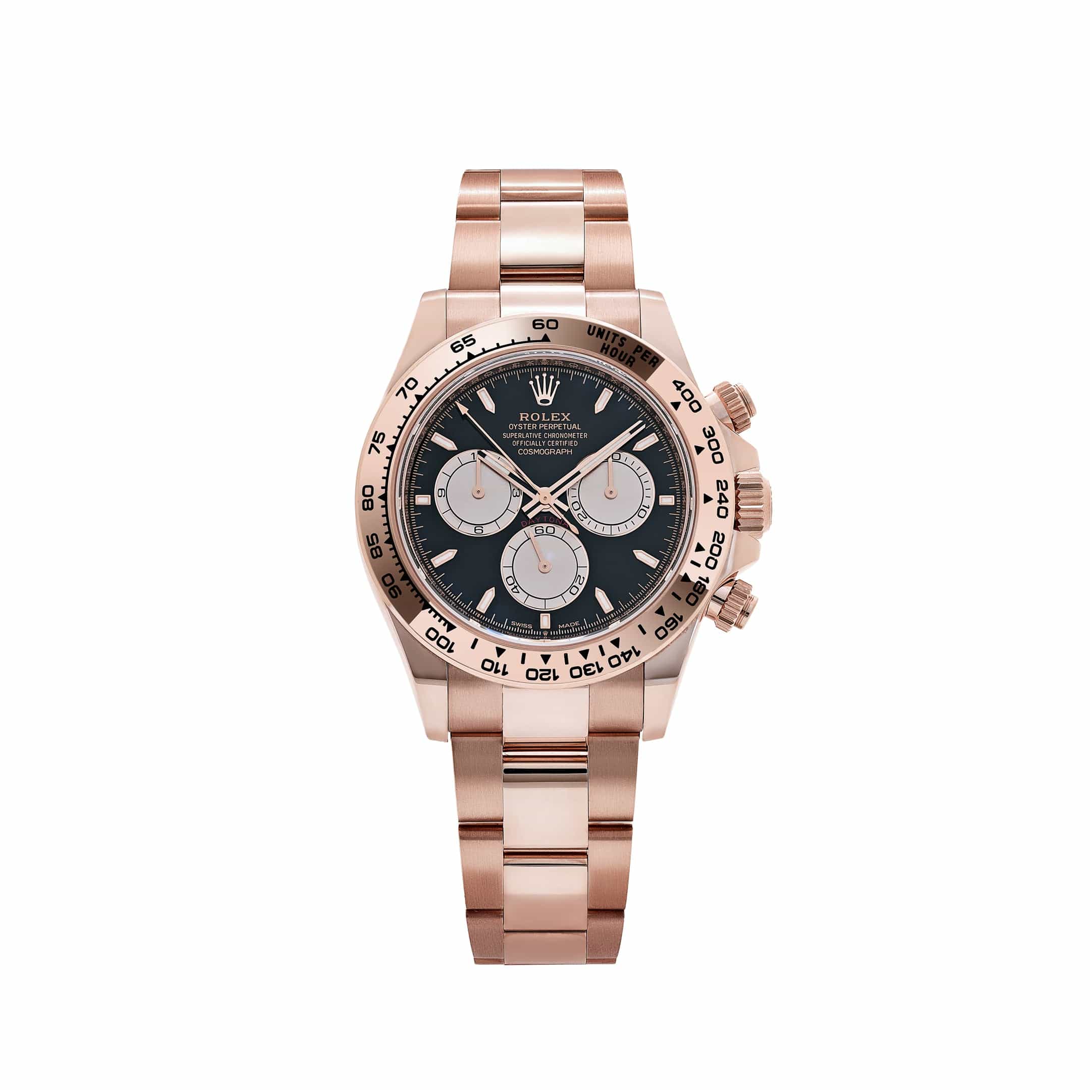 Rolex Daytona 126505 Rose Gold Bright Black Dial (2025) – Wrist