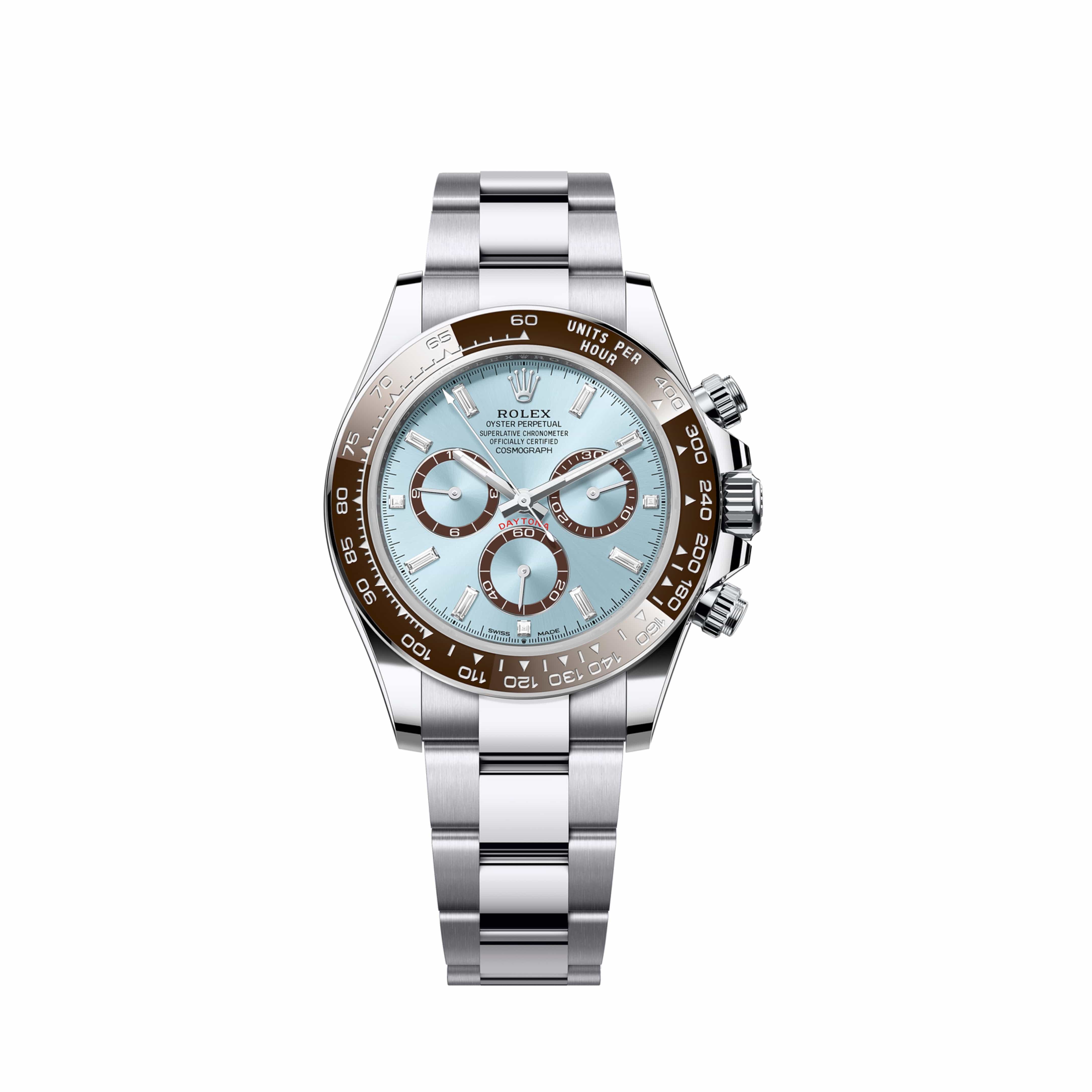 Rolex Daytona 126506 Platinum Ice Blue Baguette Dial (2024)