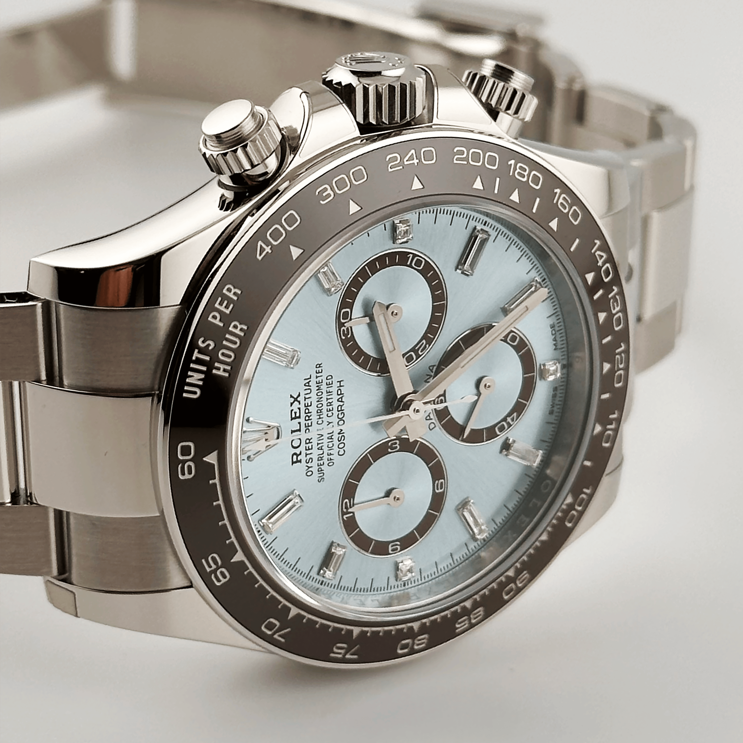 Rolex Daytona 126506 Platinum Ice Blue Diamond Baguette Dial (2026)