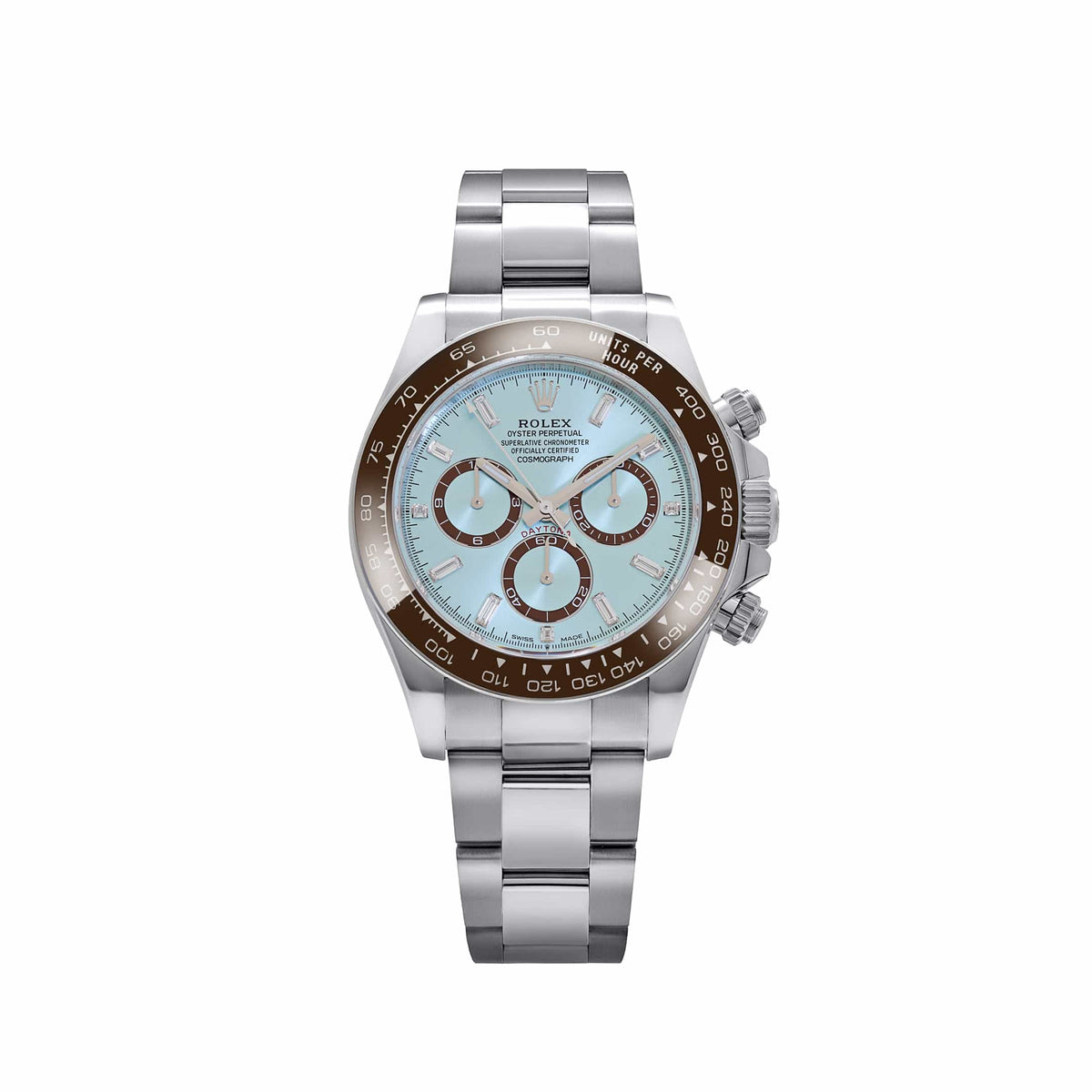 Rolex Daytona 126506 Platinum Ice Blue Diamond Baguette Dial (2026)