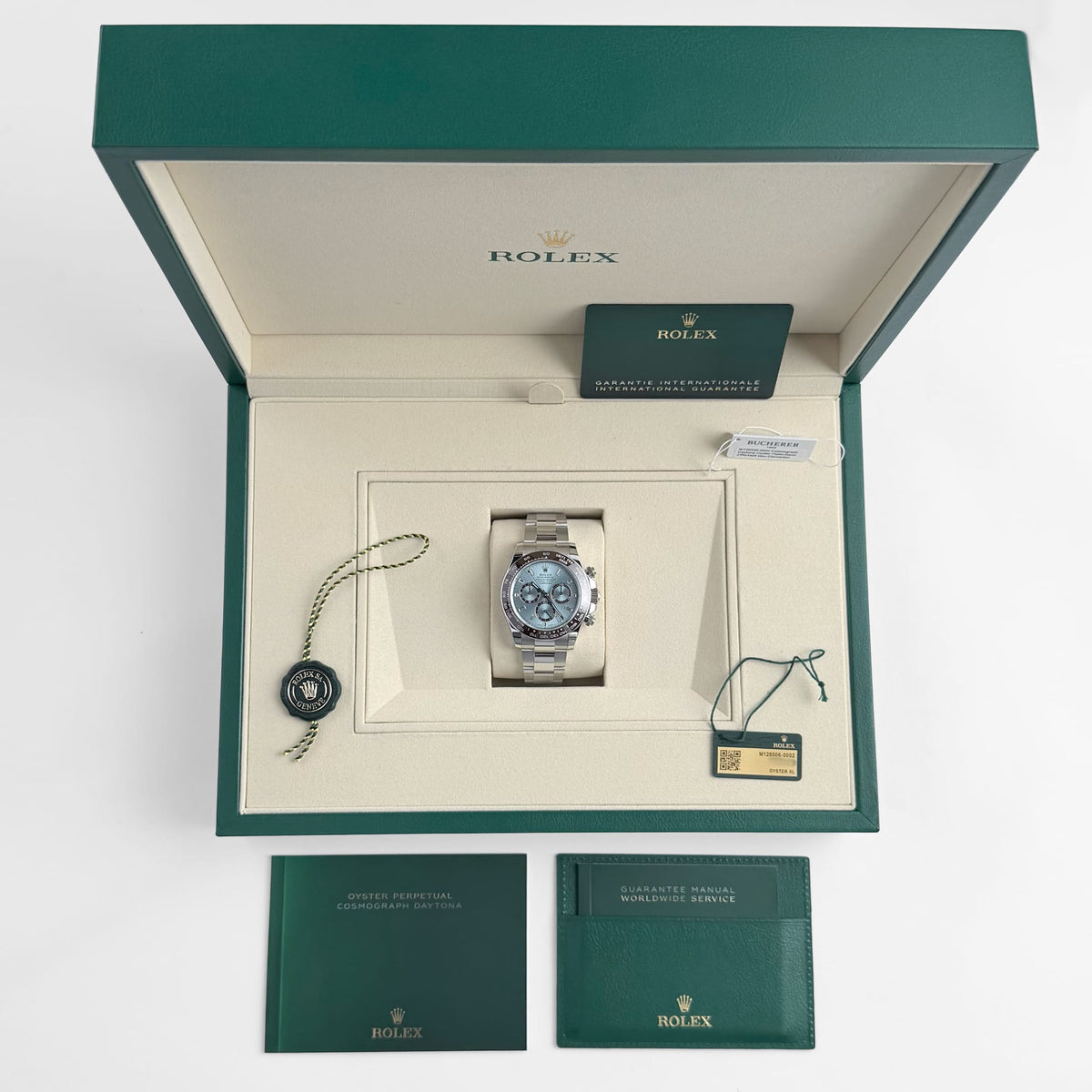Rolex Daytona 126506 Platinum Ice Blue Diamond Baguette Dial (2026)